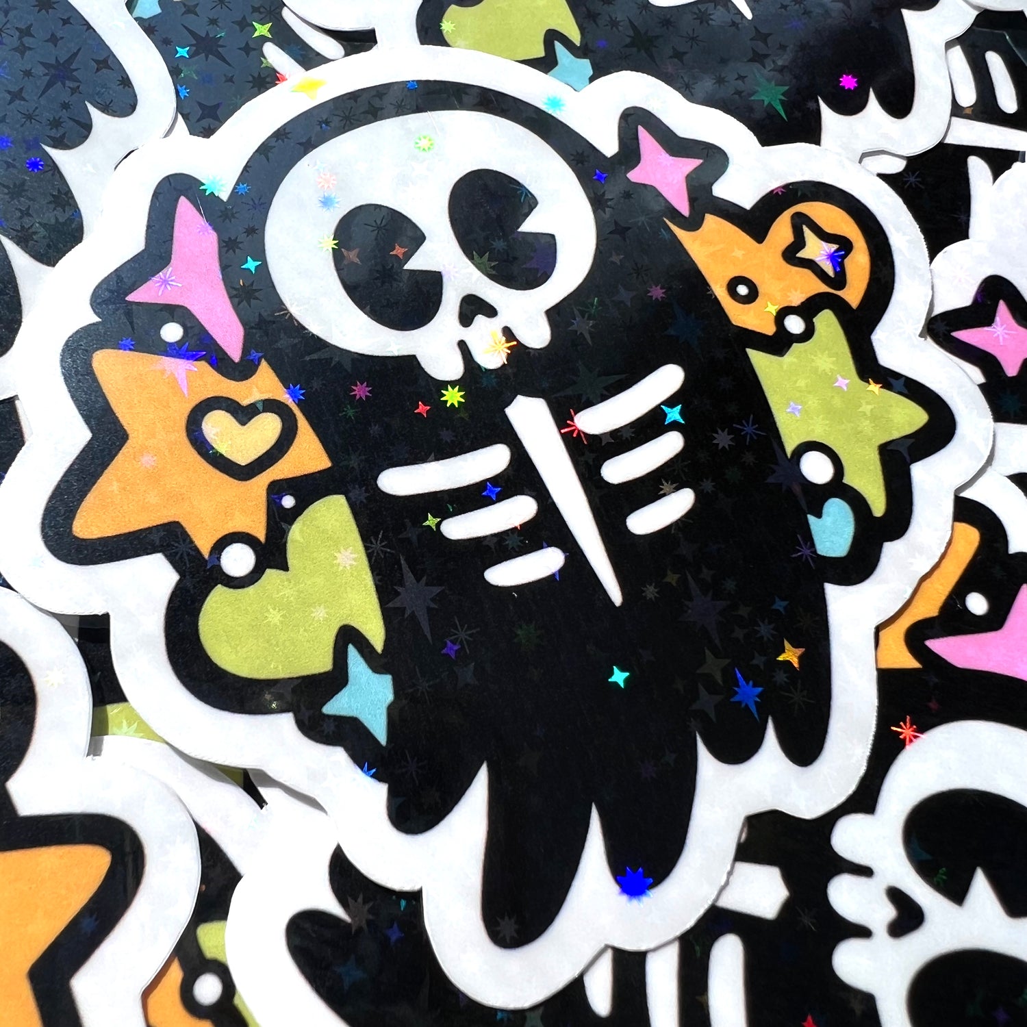 Sparkle The Friendly Ghost Vinyl Sticker