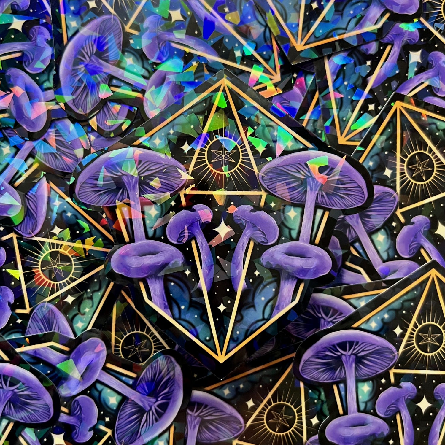 Cosmic Fungi • Amethyst Deceiver Sticker