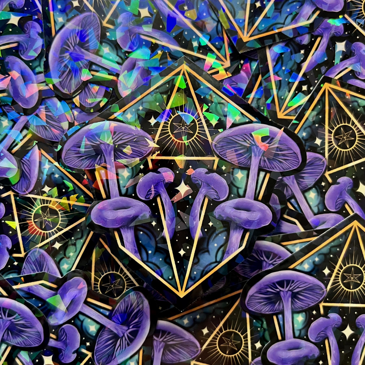 Cosmic Fungi • Amethyst Deceiver Sticker