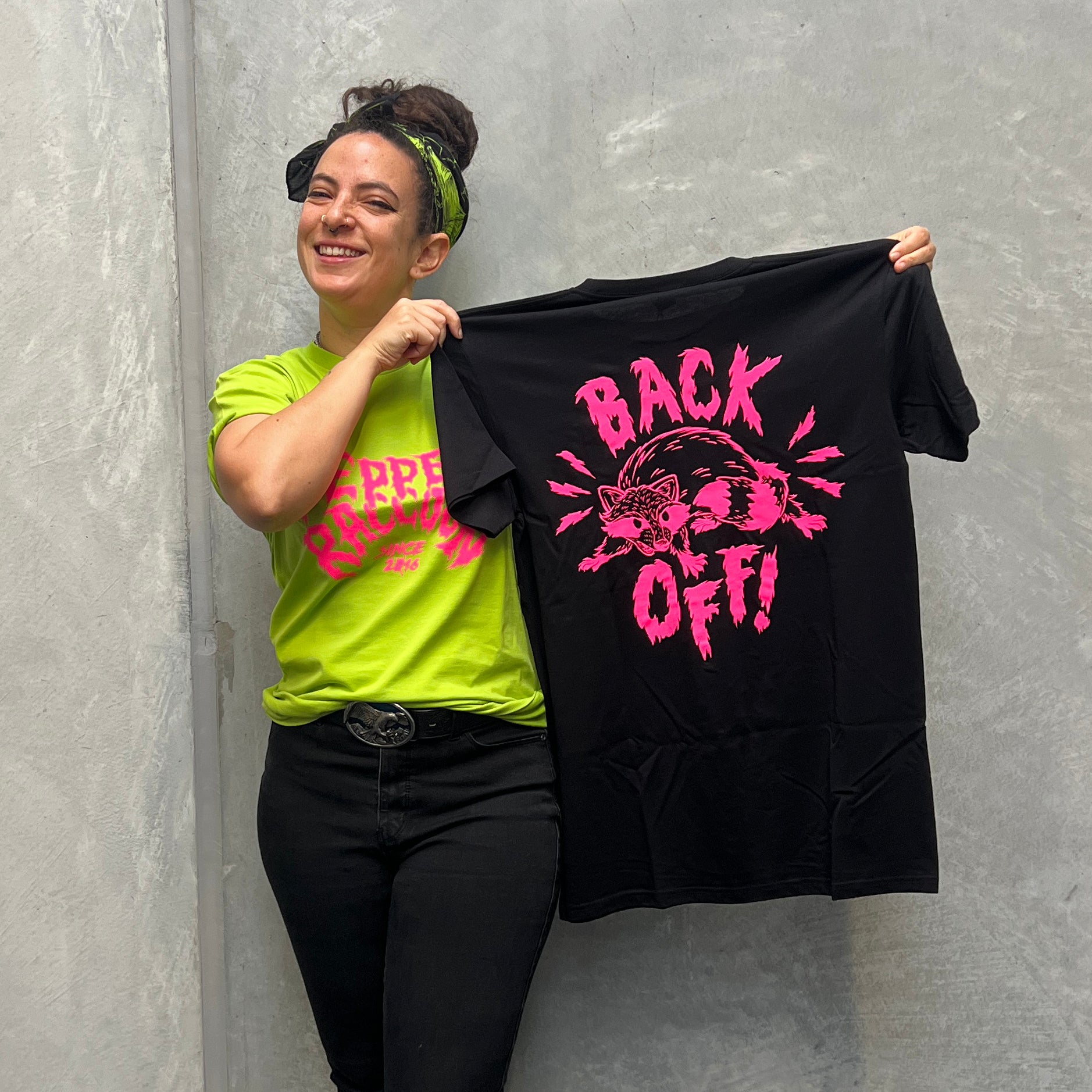 Back Off! Neon T-Shirt