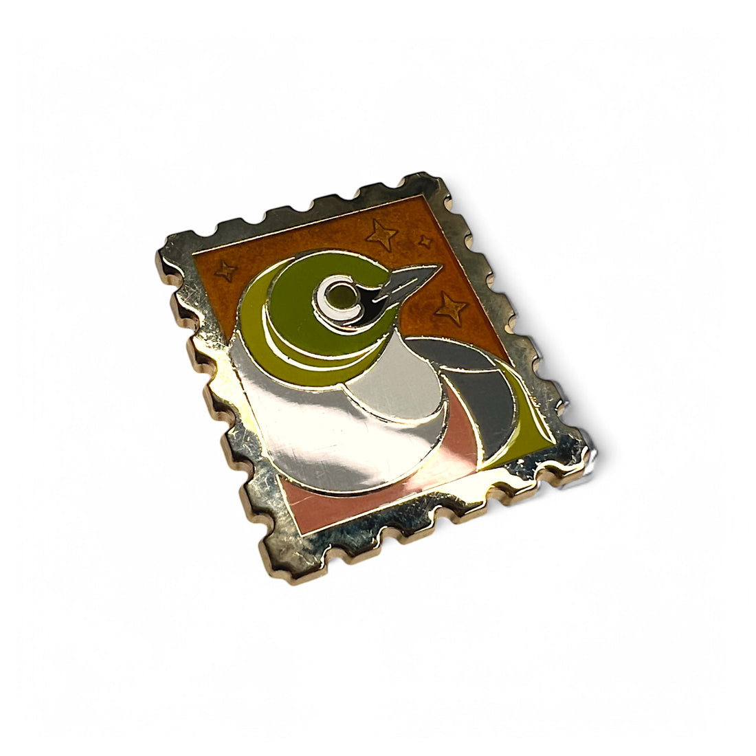 Par Avian I • Tauhou Waxeye Stamp Enamel Pin