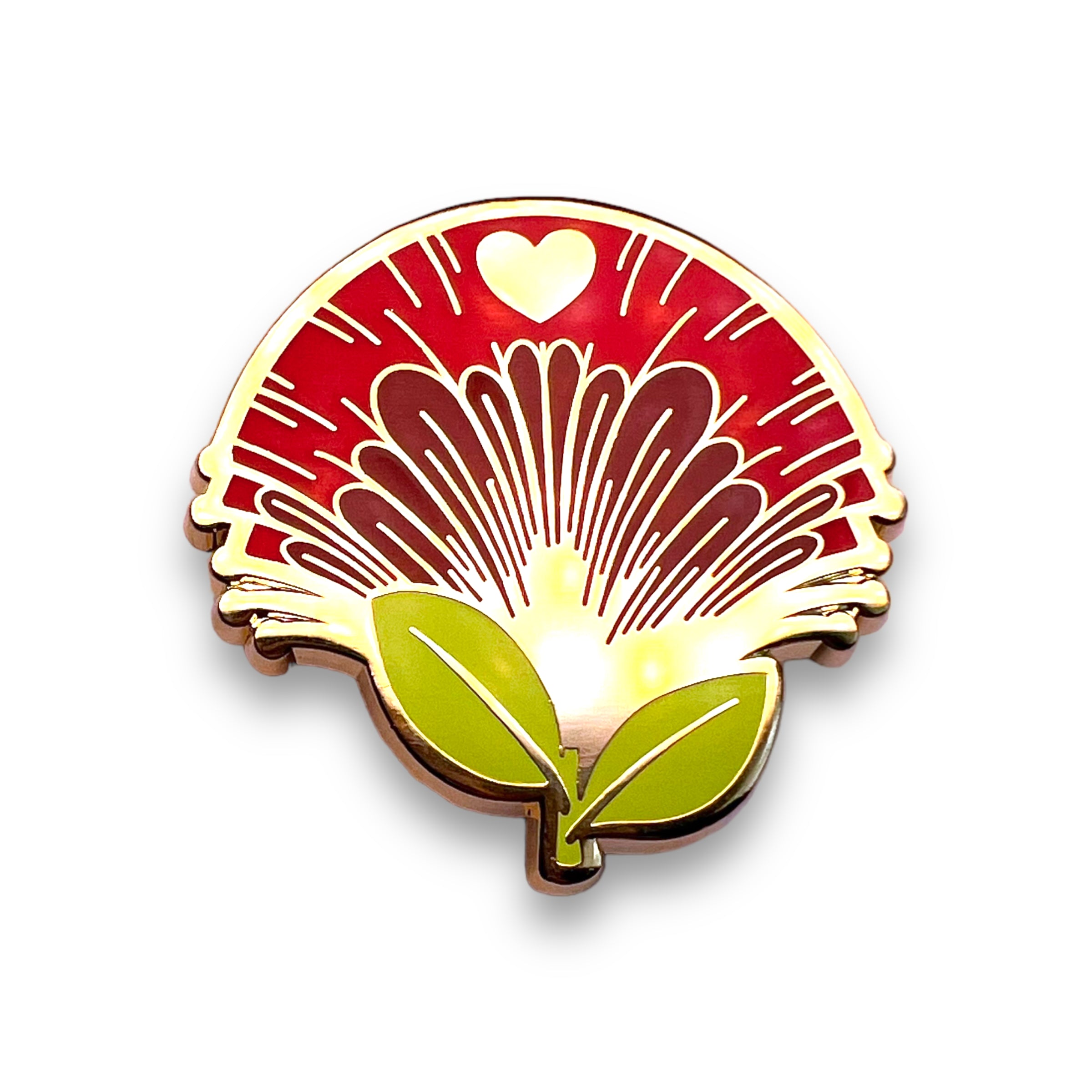 Pōhutukawa Enamel Pin