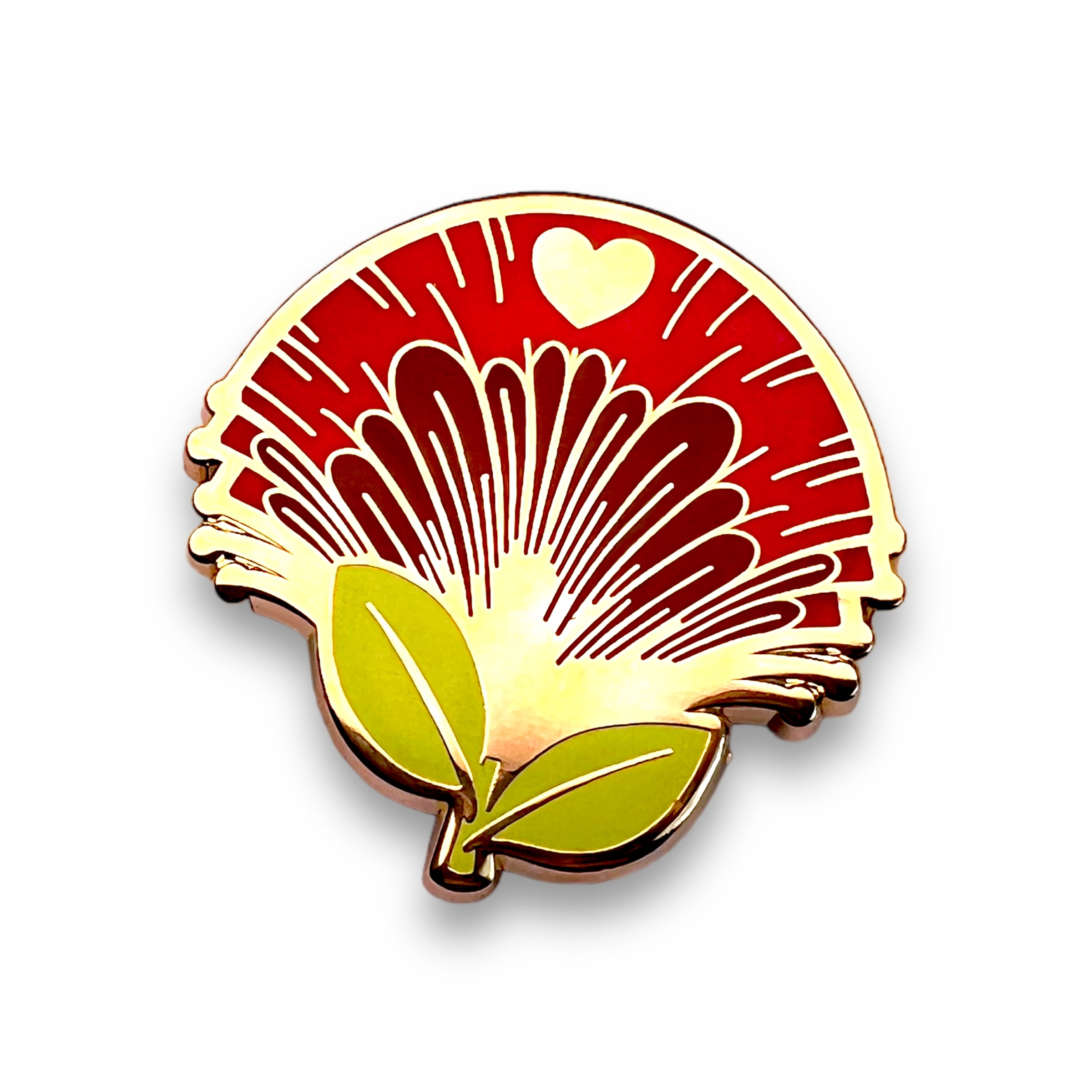 Pōhutukawa Enamel Pin