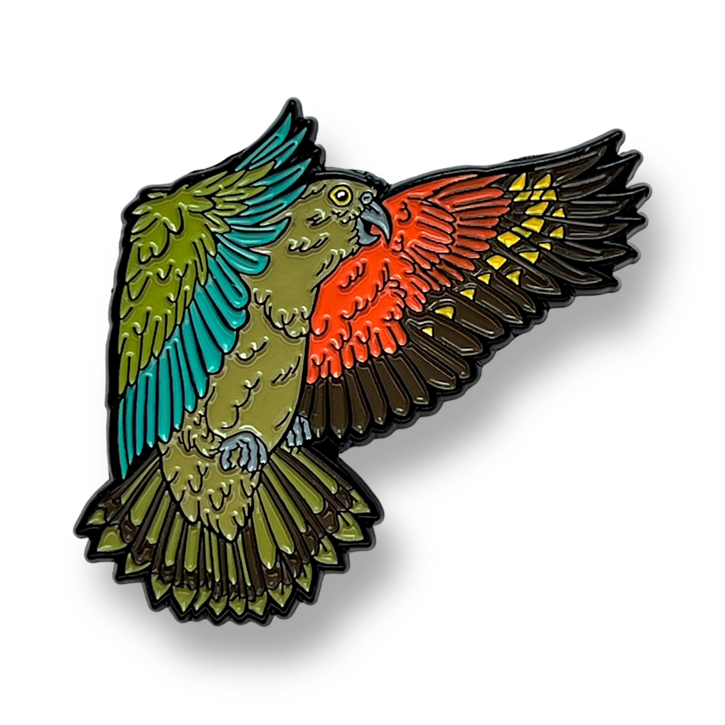 Flying Kea Pin