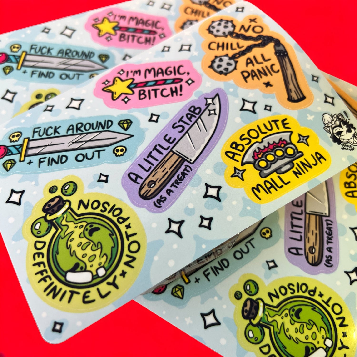 Absolute Weapons Sticker Sheet