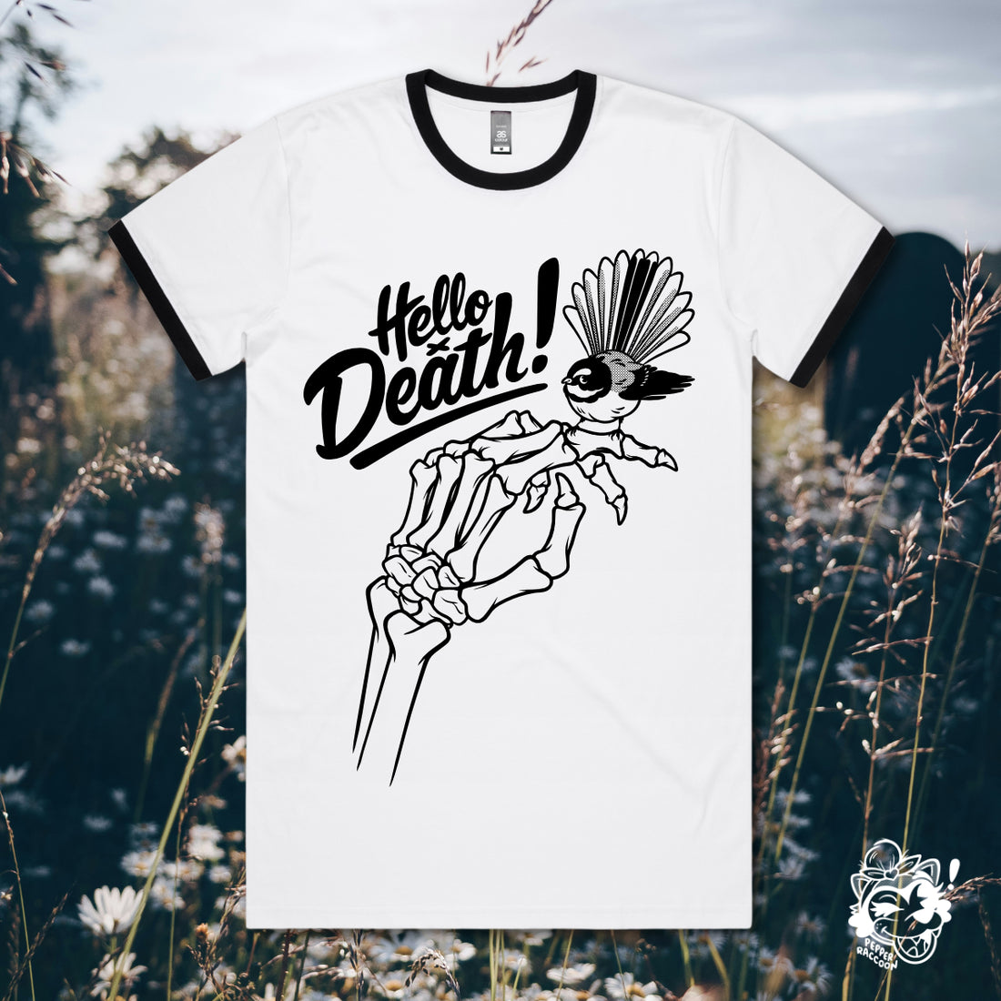 Hello Death Ringer T-Shirt • Pīwakawaka