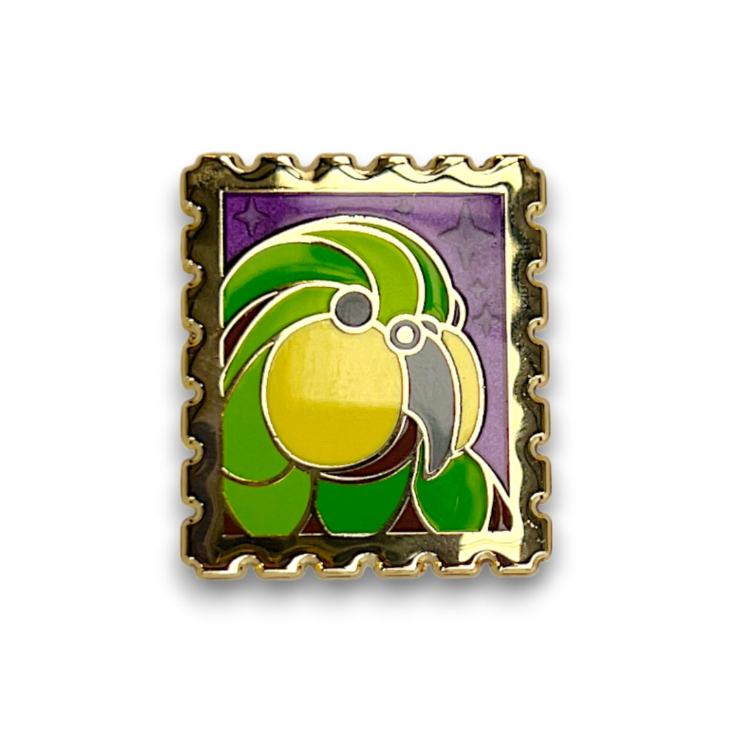 Par Avian IV • Kākāpō Stamp Enamel Pin