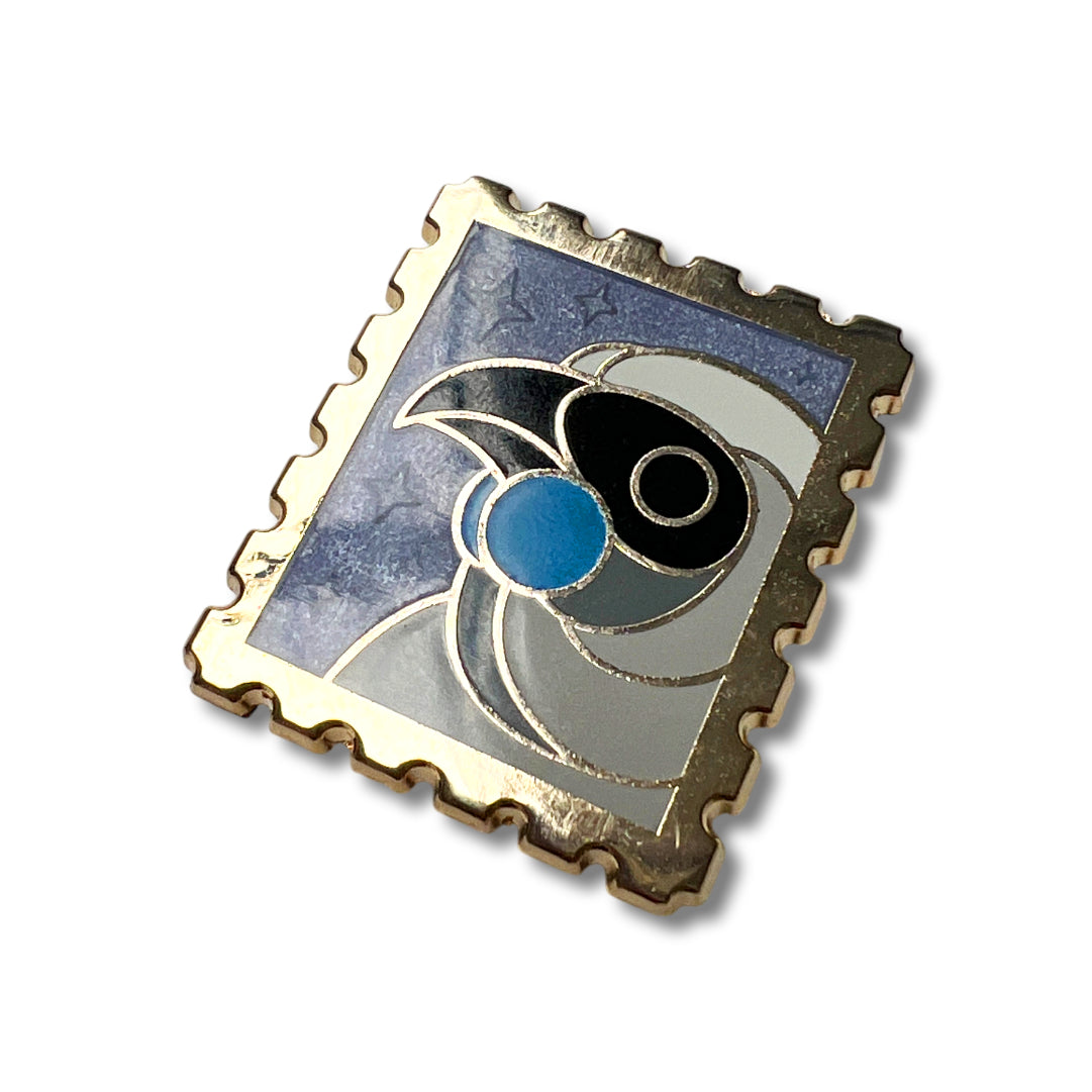 Par Avian III • Kōkako Stamp Enamel Pin