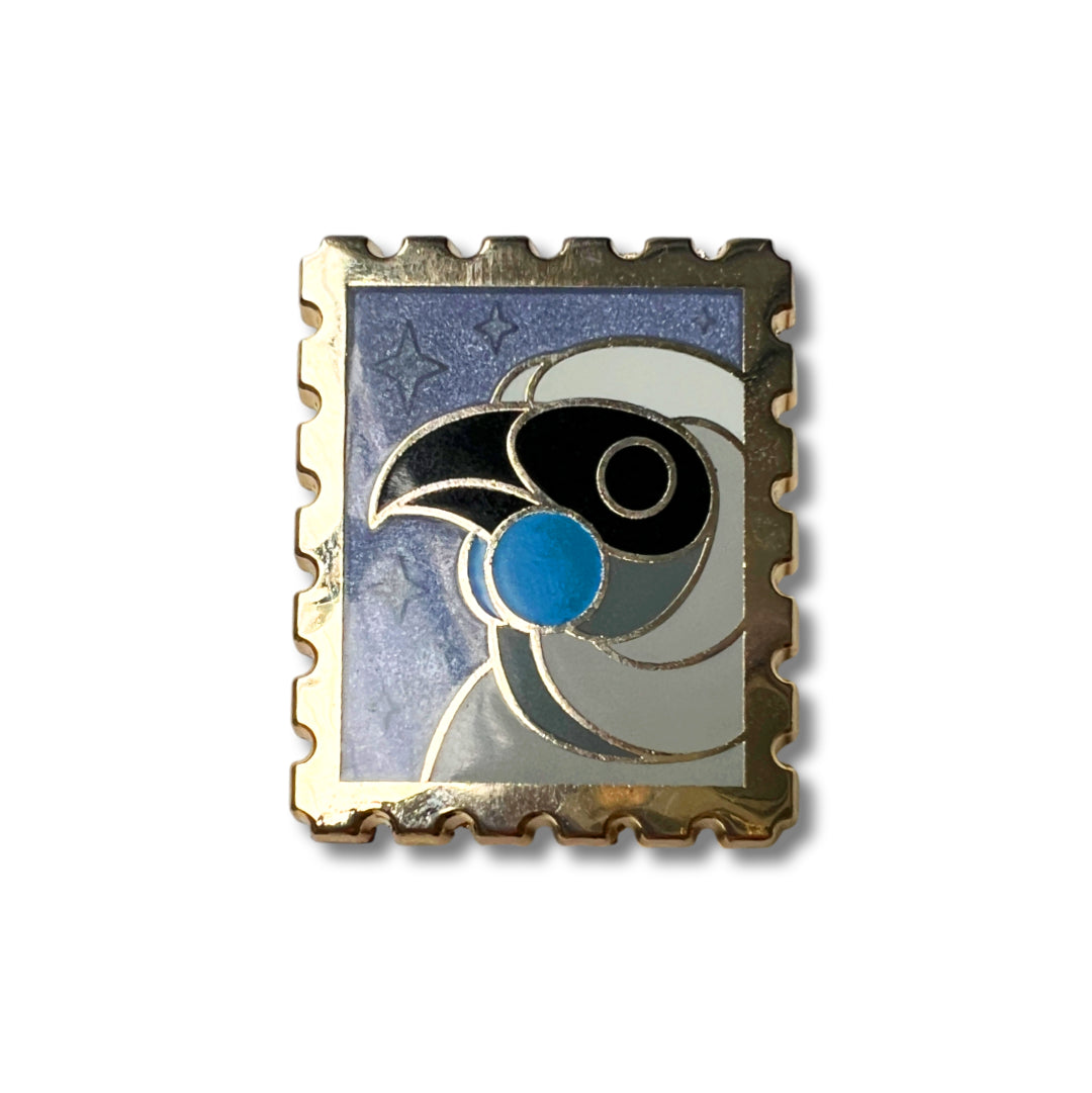 Par Avian III • Kōkako Stamp Enamel Pin