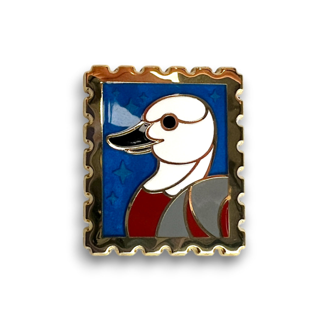 Par Avian IV • Pūtangitangi Stamp Enamel Pin