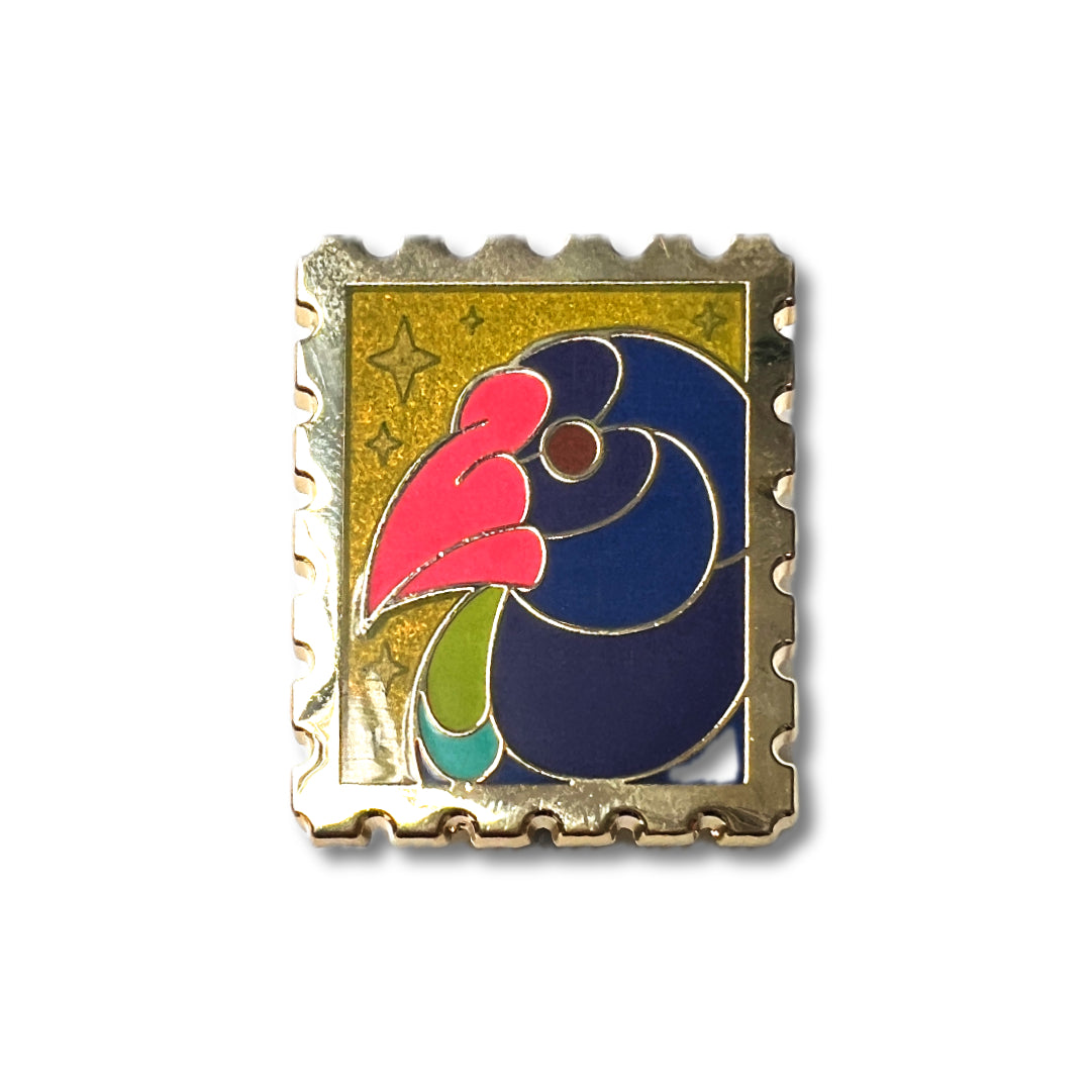 Par Avian III • Takahē Stamp Enamel Pin