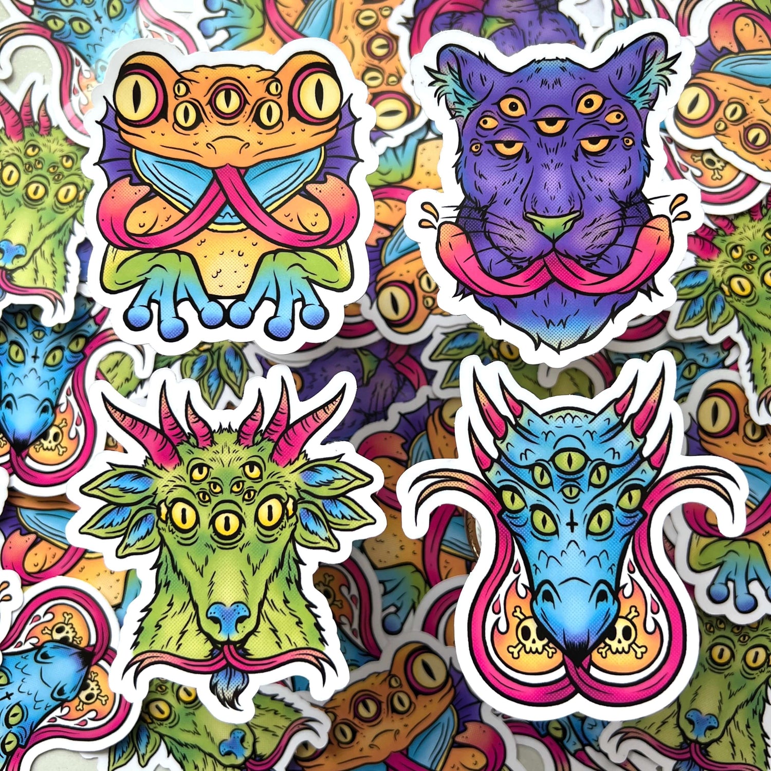 BOSS MODE: Cryptozoological Beast XL Stickers