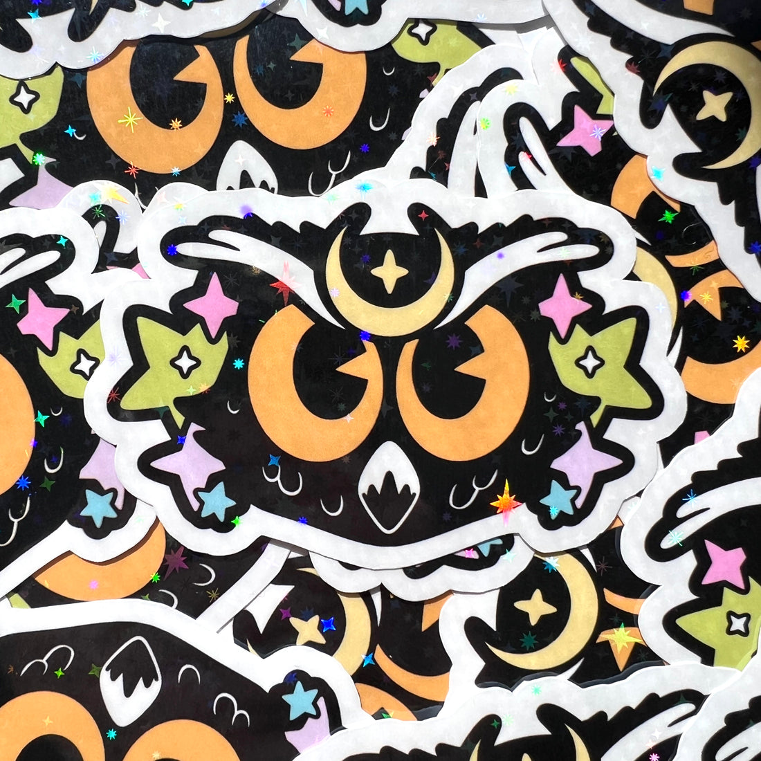 Harold the Begrudgingly Magical Owl Vinyl Sticker