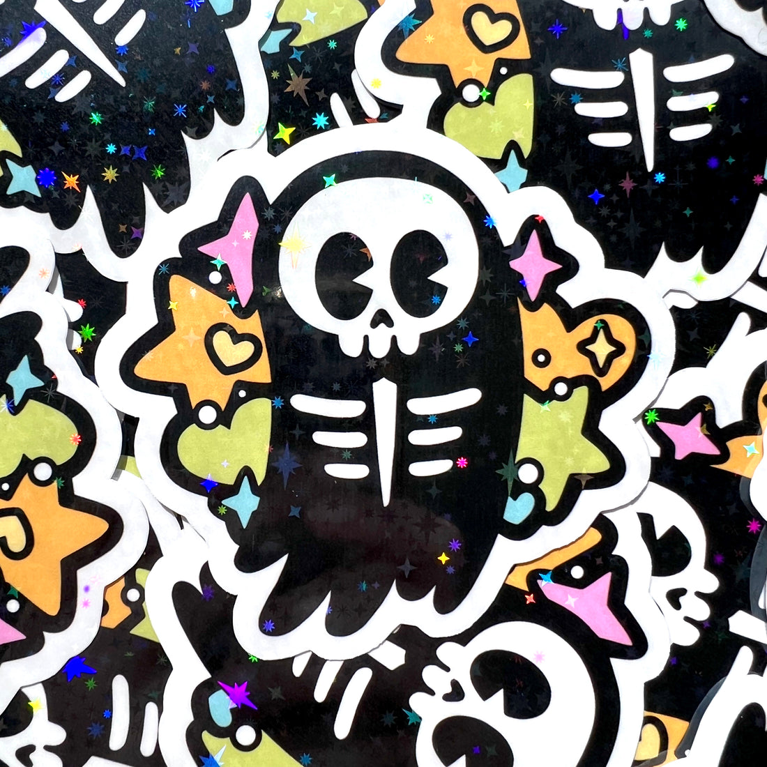 Sparkle The Friendly Ghost Vinyl Sticker