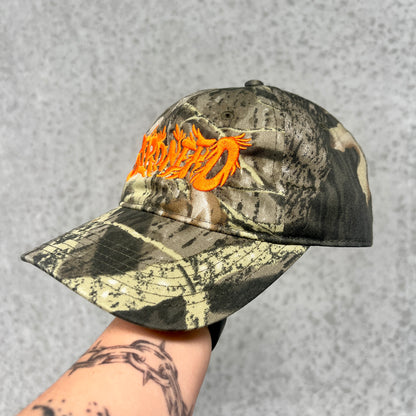 Bird Nerd Embroidered Camo Cap