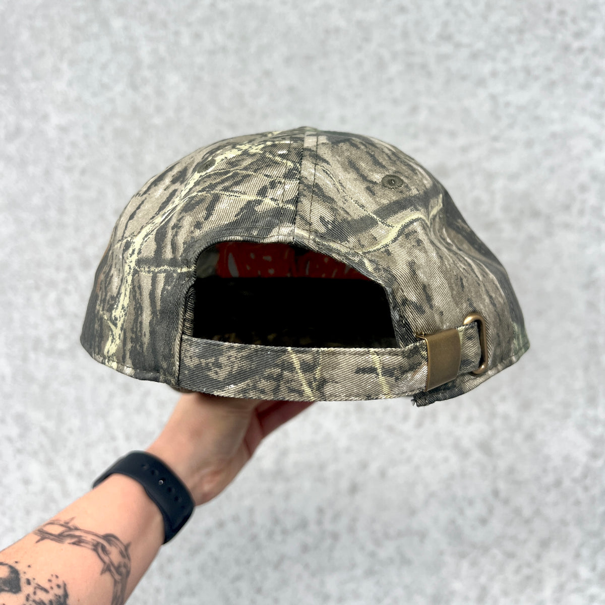 Bird Nerd Embroidered Camo Cap