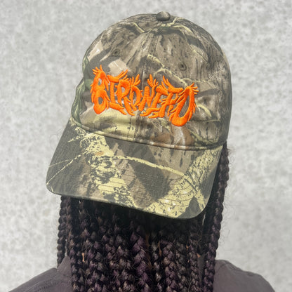 Bird Nerd Embroidered Camo Cap