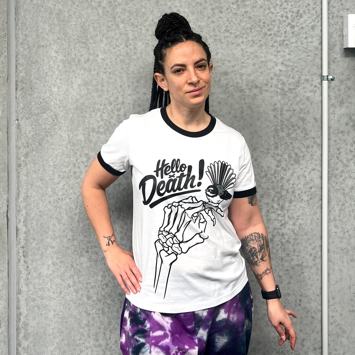 Hello Death Ringer T-Shirt • Pīwakawaka