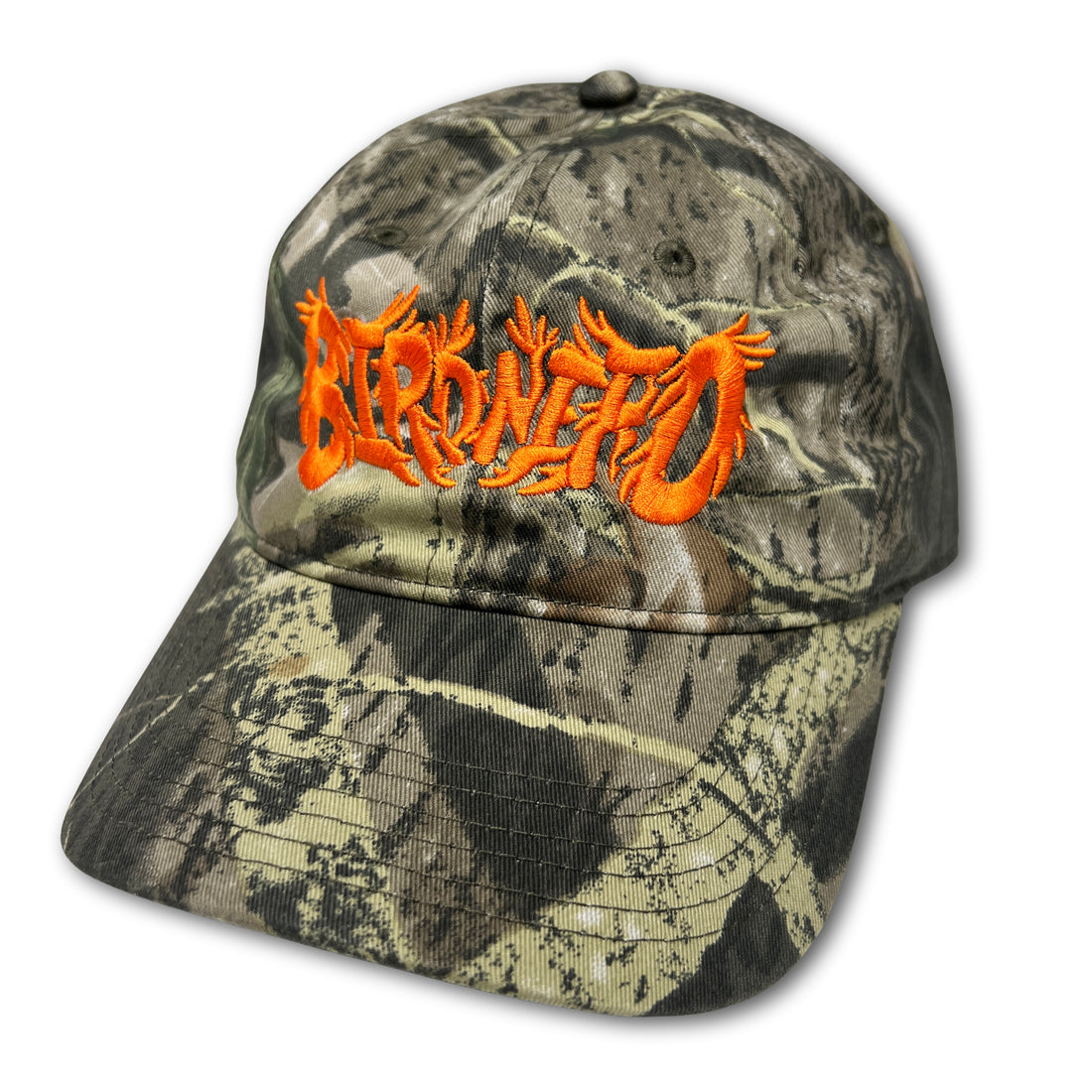 Bird Nerd Embroidered Camo Cap