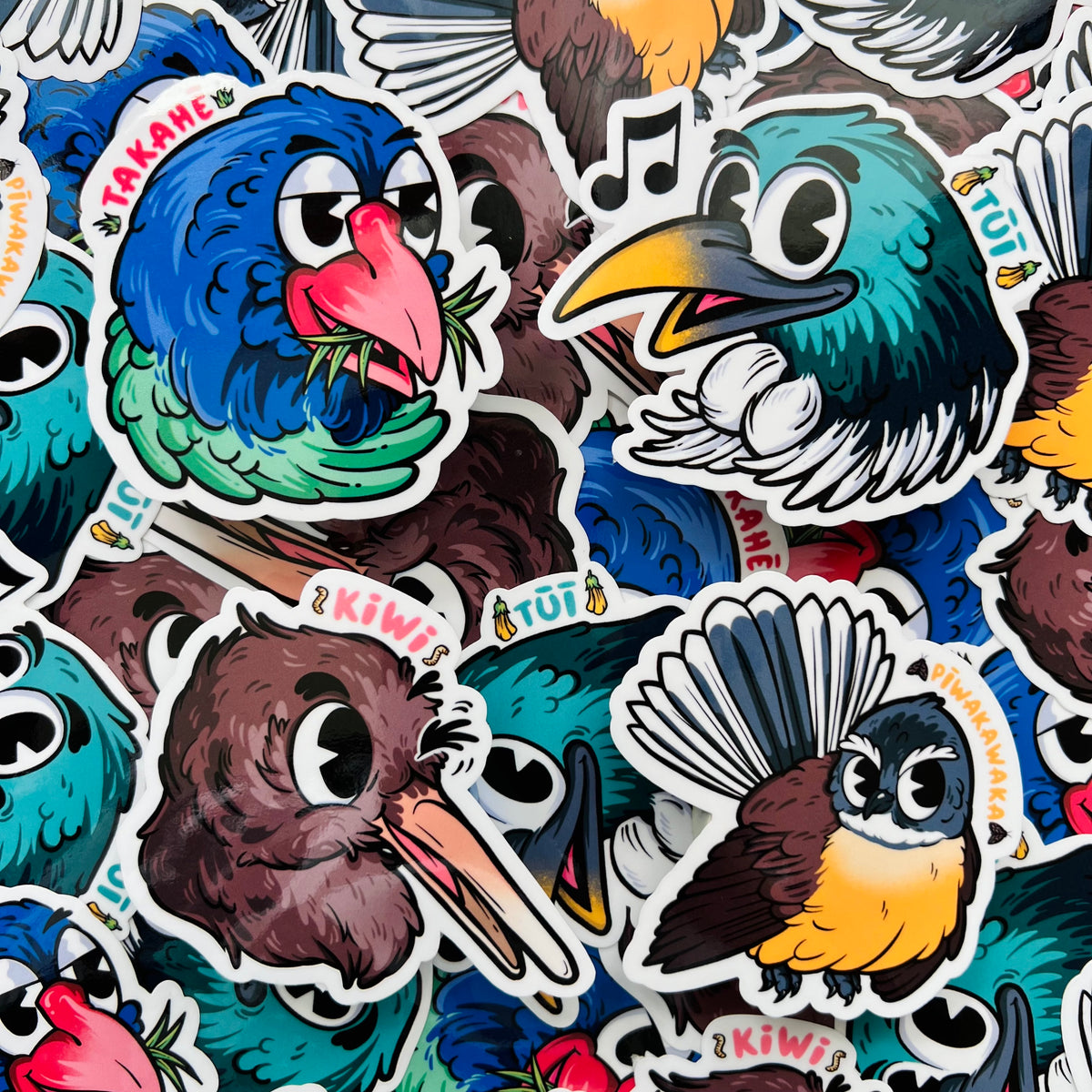 Aotearoa Sillies • Series I Sticker Collection