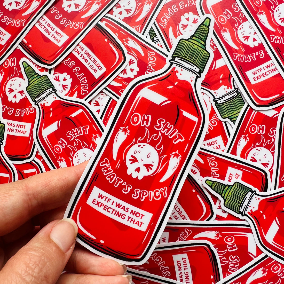Spicy Sriracha Sticker