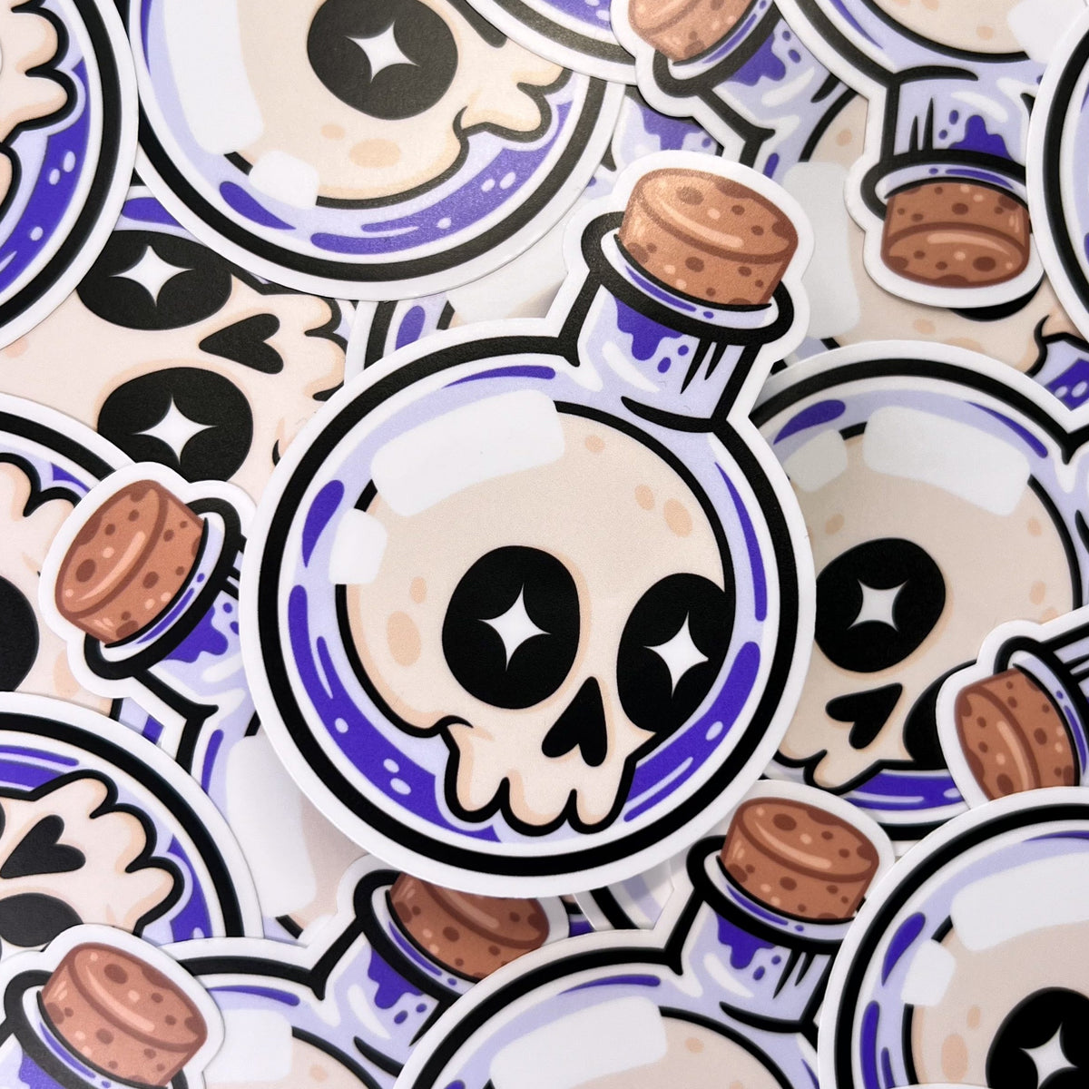 Skully Potion Sticker