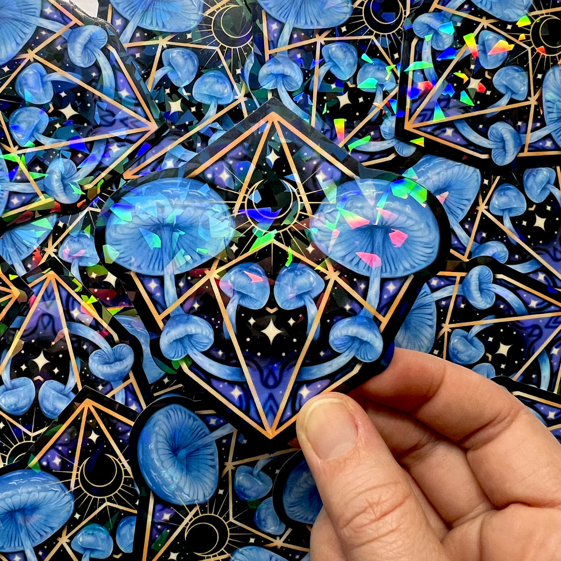 Cosmic Fungi • Pixie’s Parasol Sticker