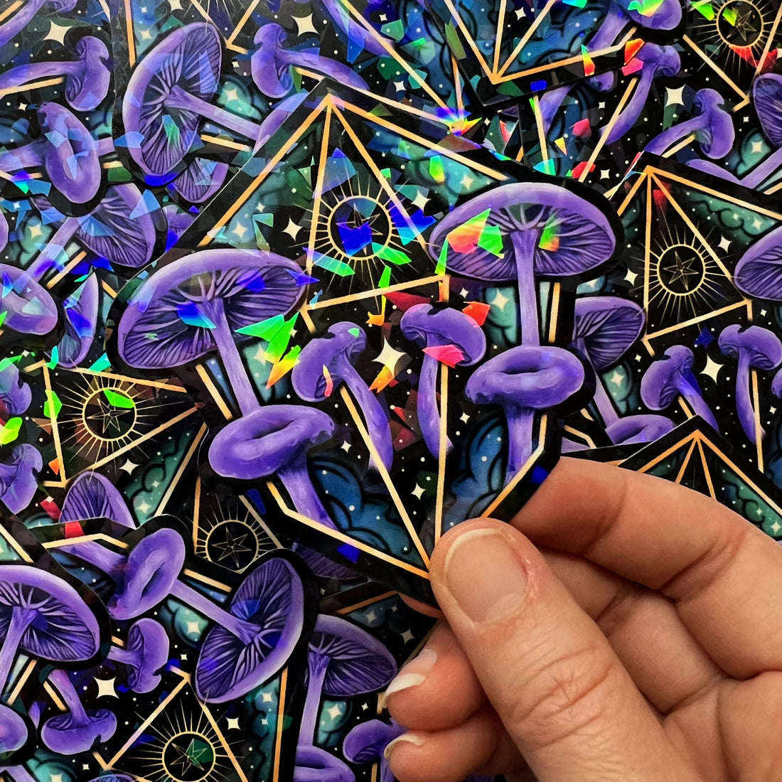 Cosmic Fungi • Amethyst Deceiver Sticker