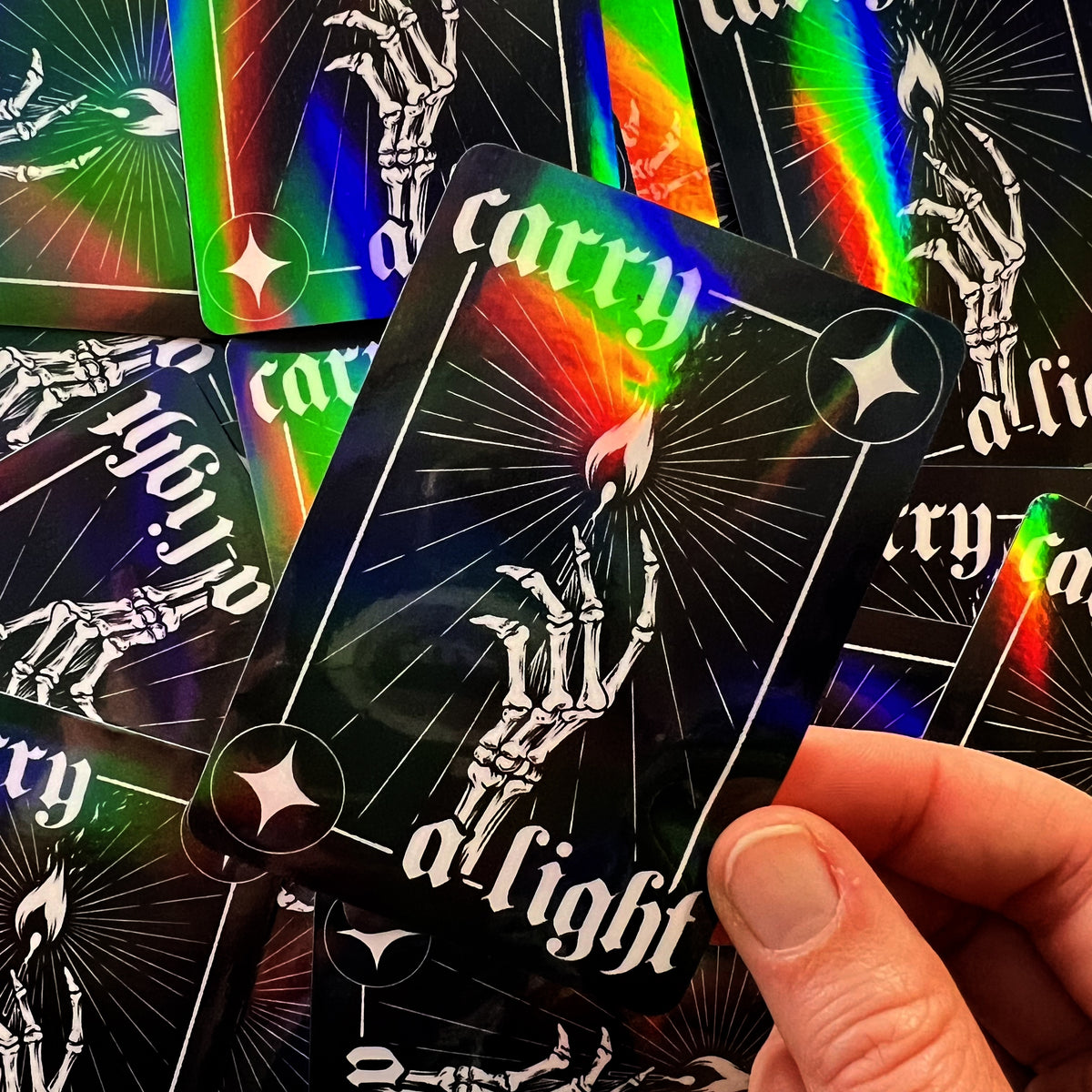 Carry A Light Sticker