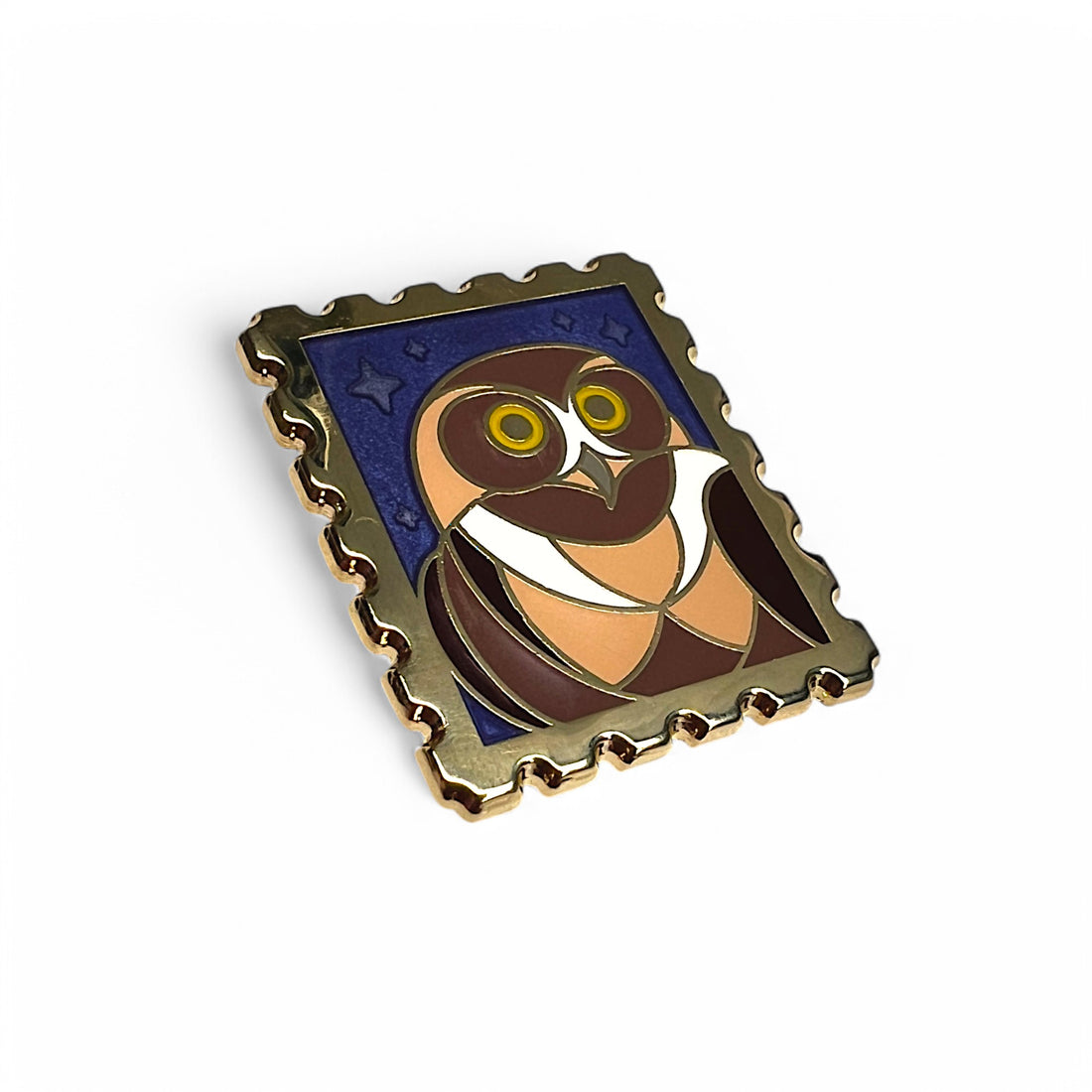 Par Avian I • Ruru Stamp Enamel Pin