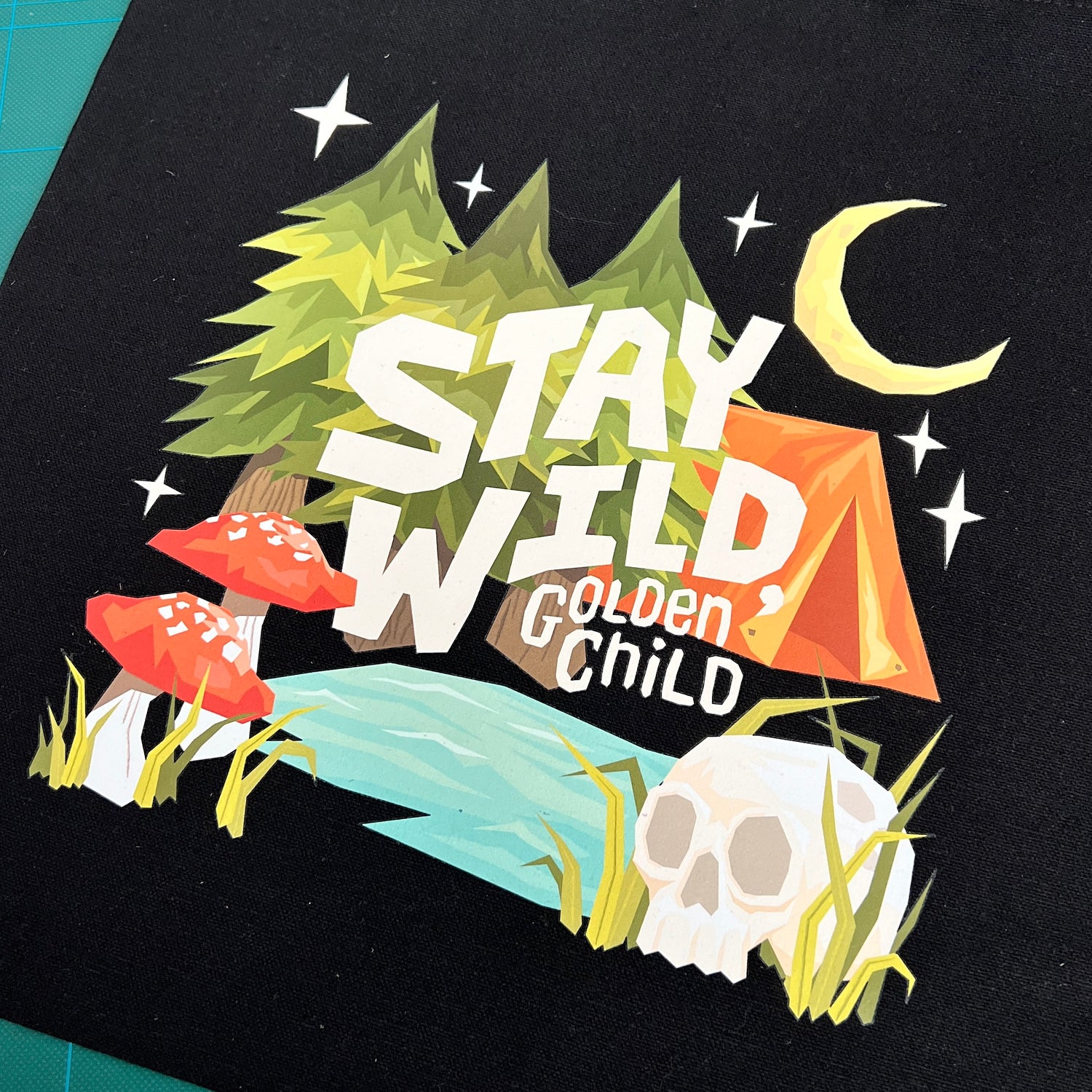 Stay Wild, Golden Child Tote Bag