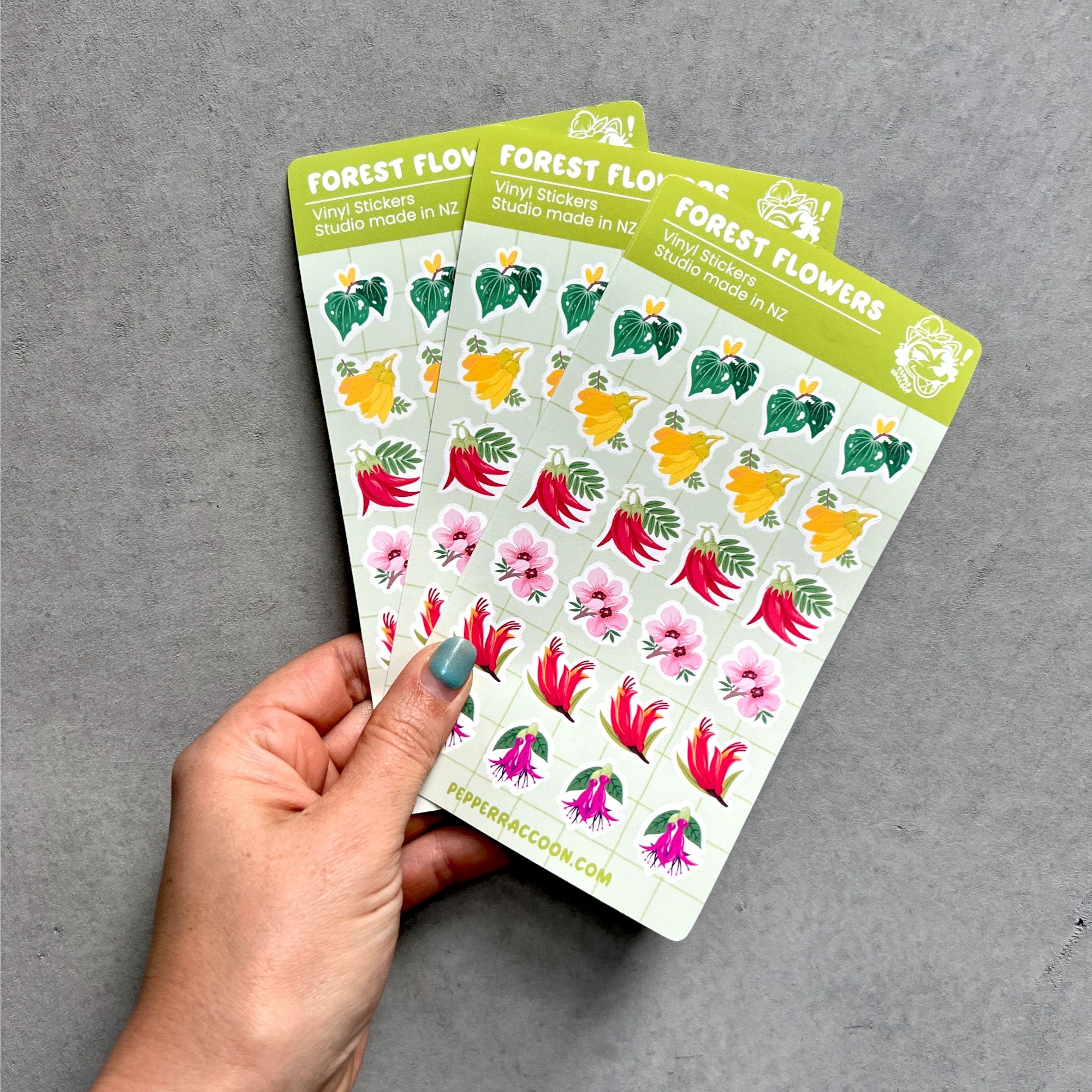Forest Flowers Planner Sticker Sheet