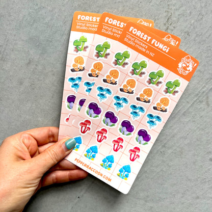 Forest Fungi Planner Sticker Sheet