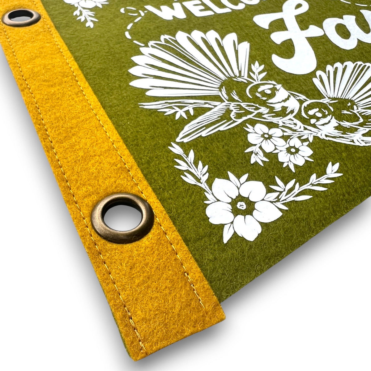 Fantail Forest Merino Wall Pennant