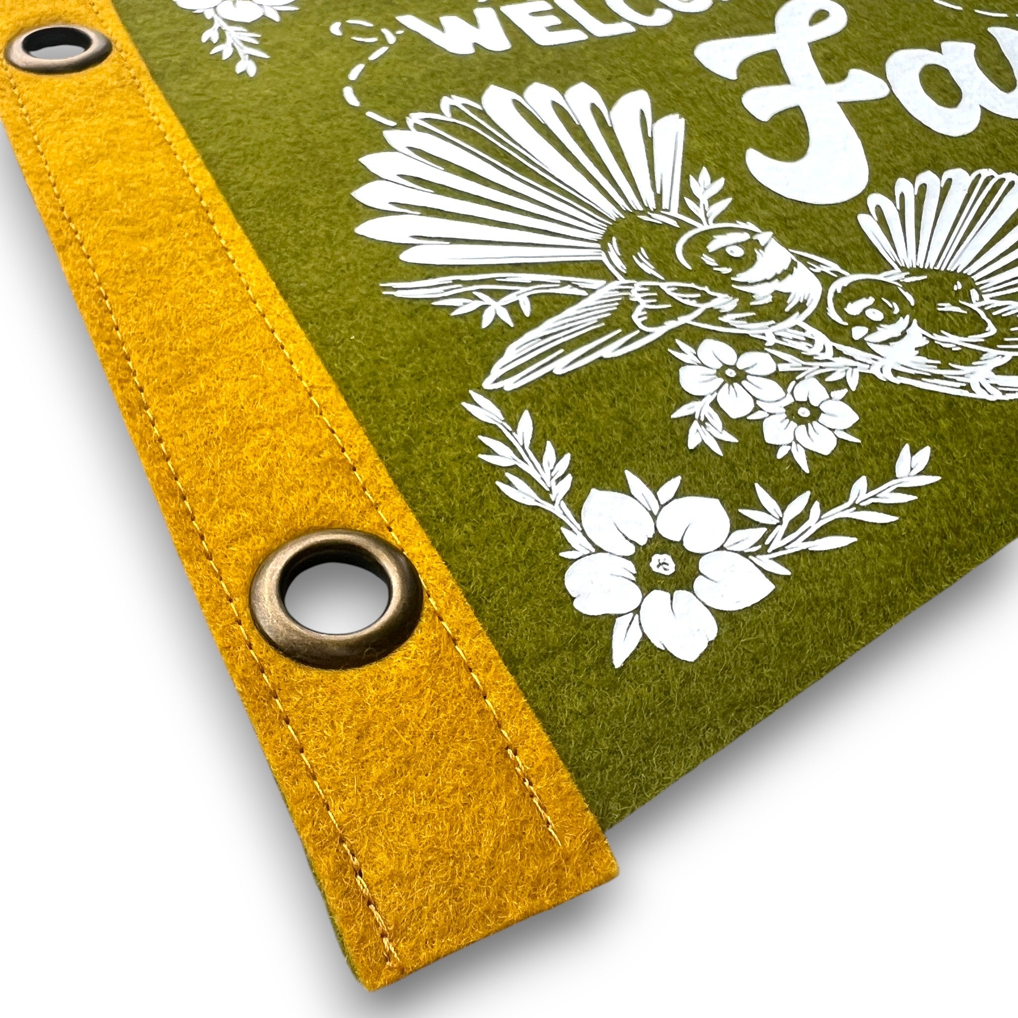 Fantail Forest Merino Wall Pennant