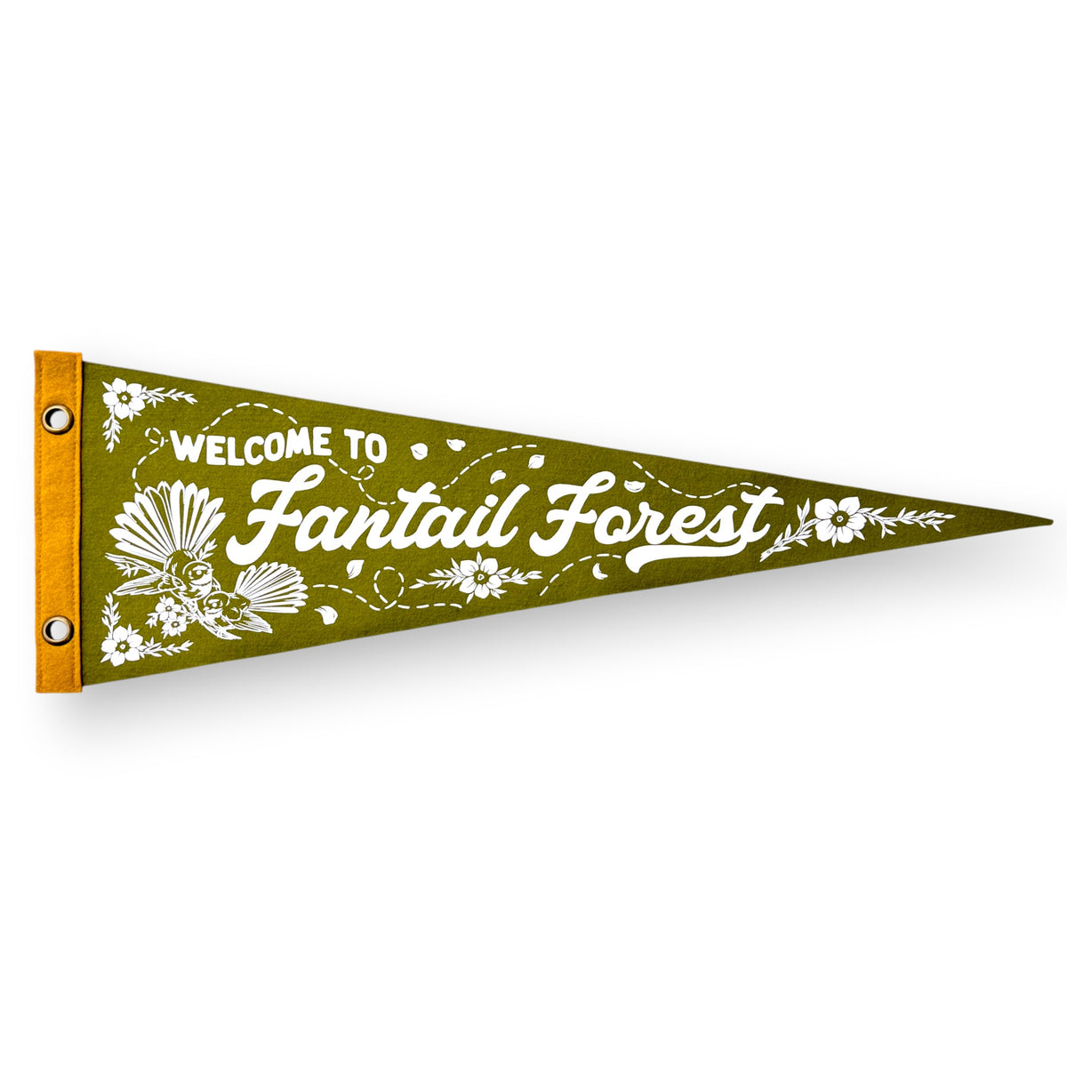 Fantail Forest Merino Wall Pennant
