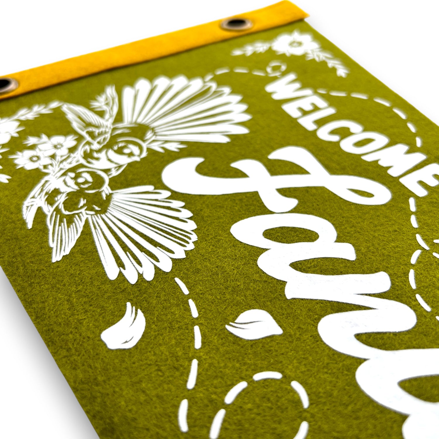 Fantail Forest Merino Wall Pennant