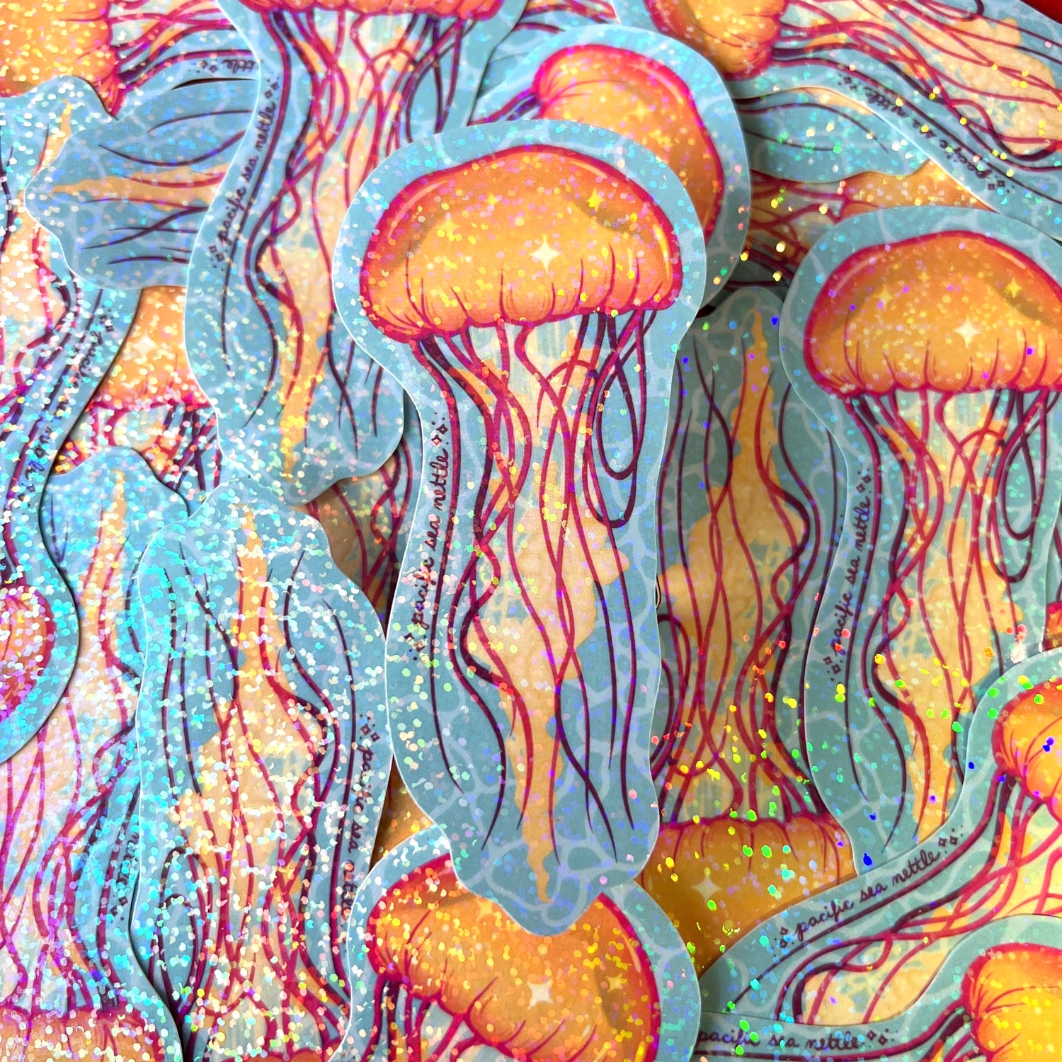 Pacific Sea Nettle Jellyfish Sticker