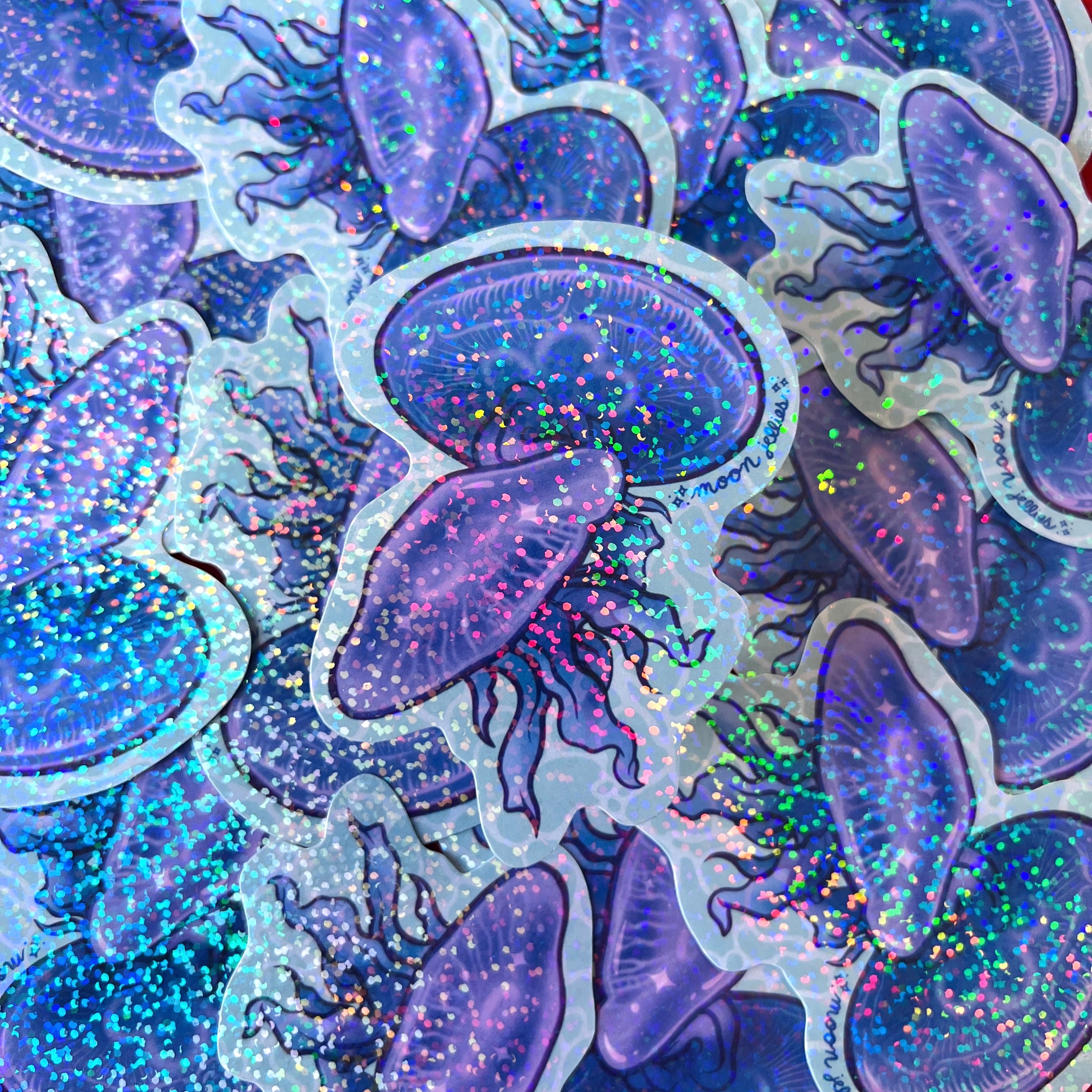 Moon Jellies Jellyfish Sticker