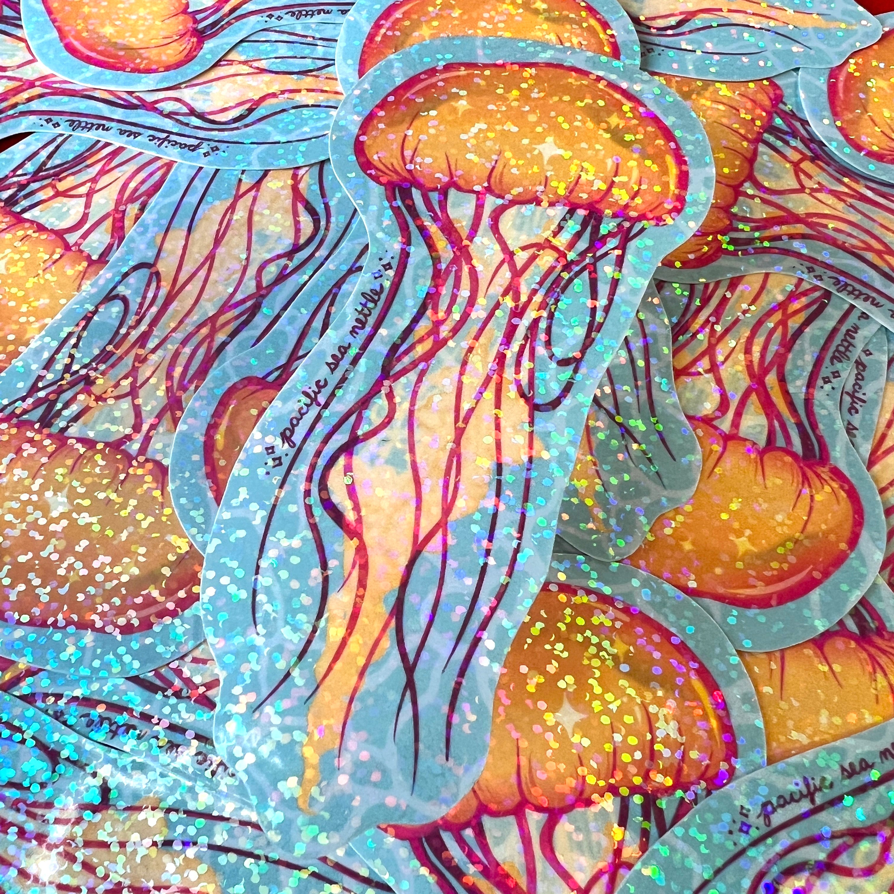 Pacific Sea Nettle Jellyfish Sticker
