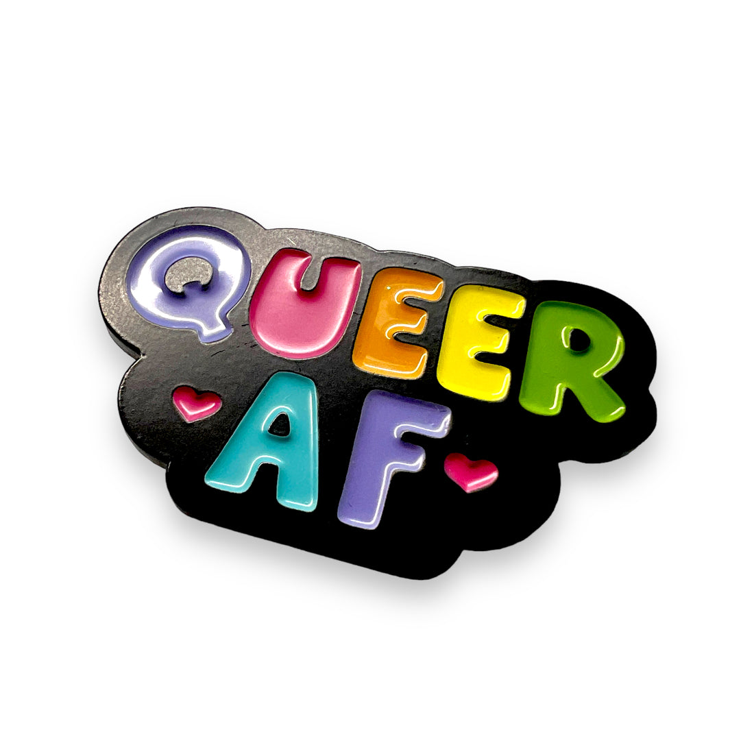 Queer AF Pride Enamel Pin
