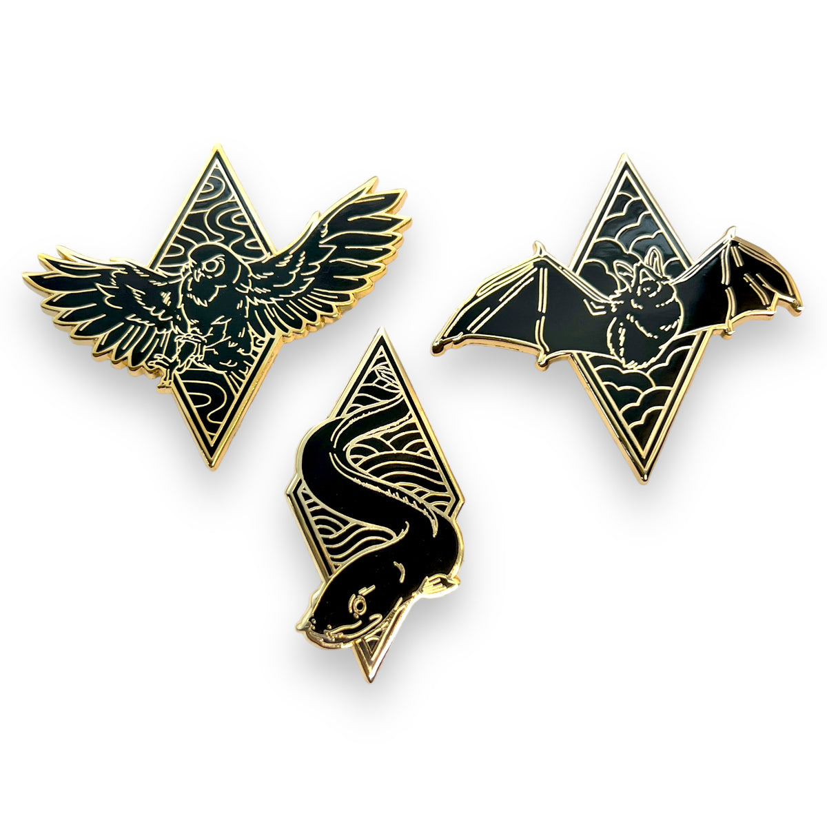 Nocturnal Natives Enamel Pin Set