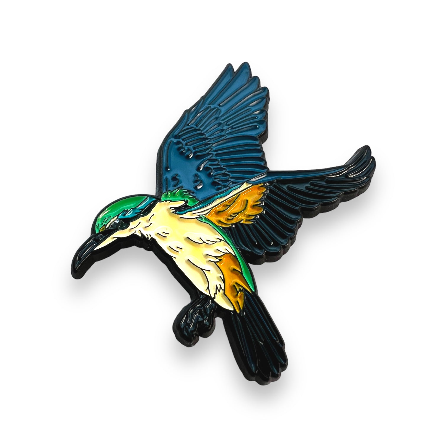 Kōtare // Sacred Kingfisher Enamel Pin