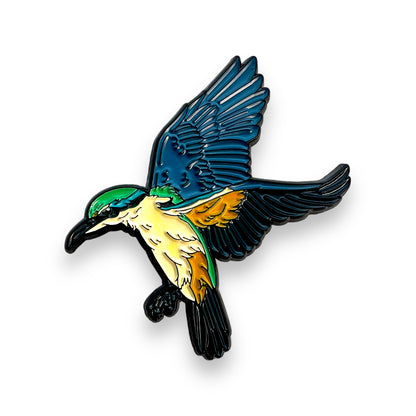 Kōtare // Sacred Kingfisher Enamel Pin