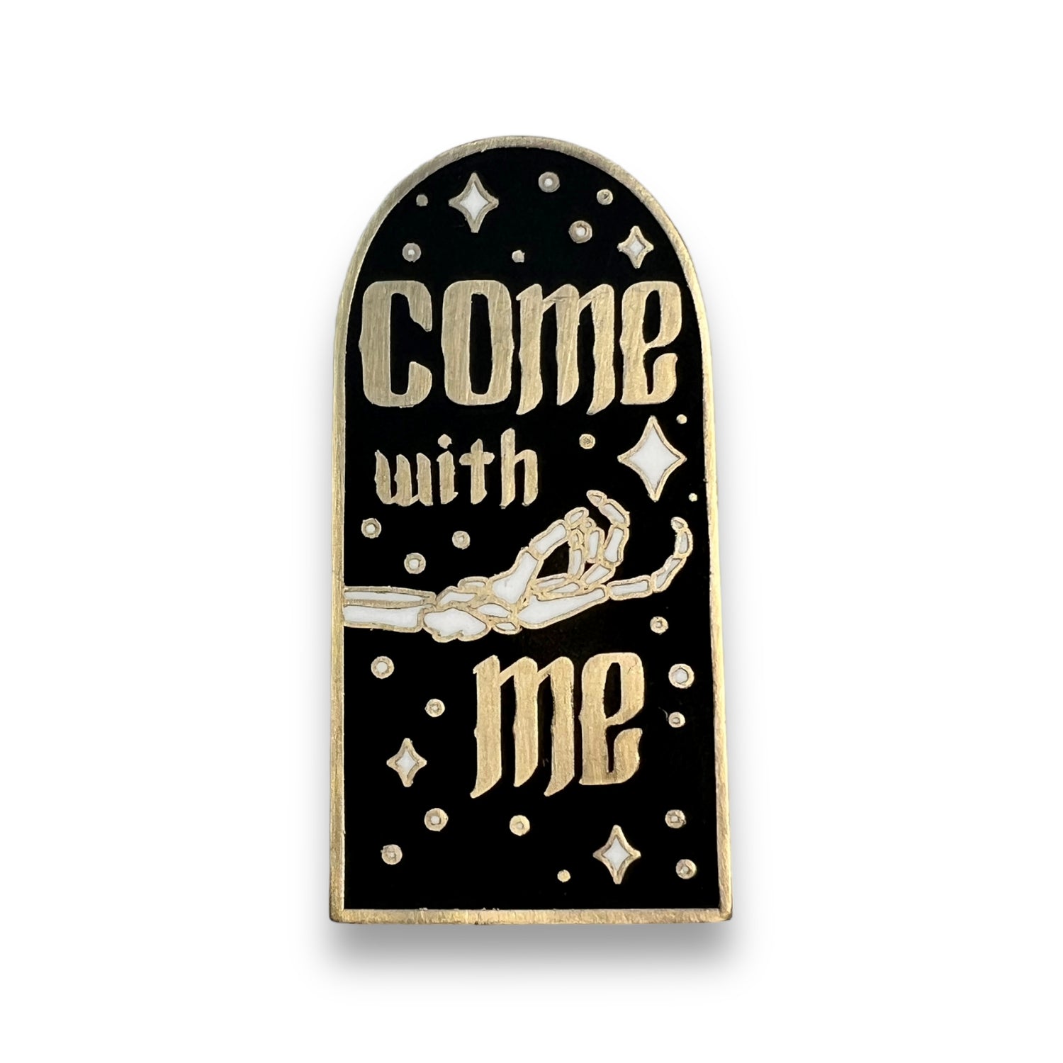 Come With Me Enamel Pin