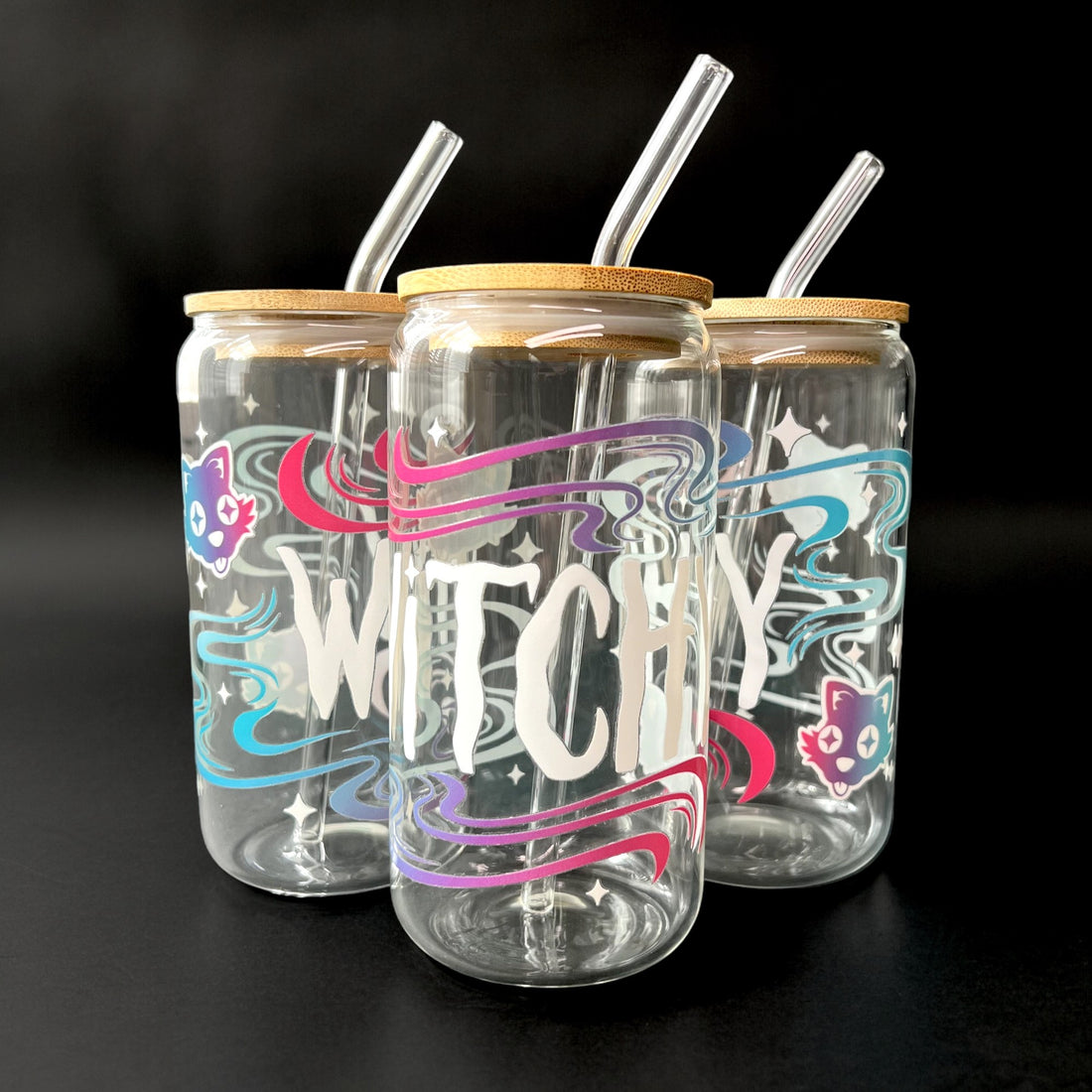 Witchy Cat Glassware