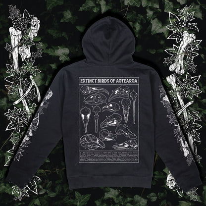 Aotearoa Aeternum • Extinct Bird Skulls Hoodie