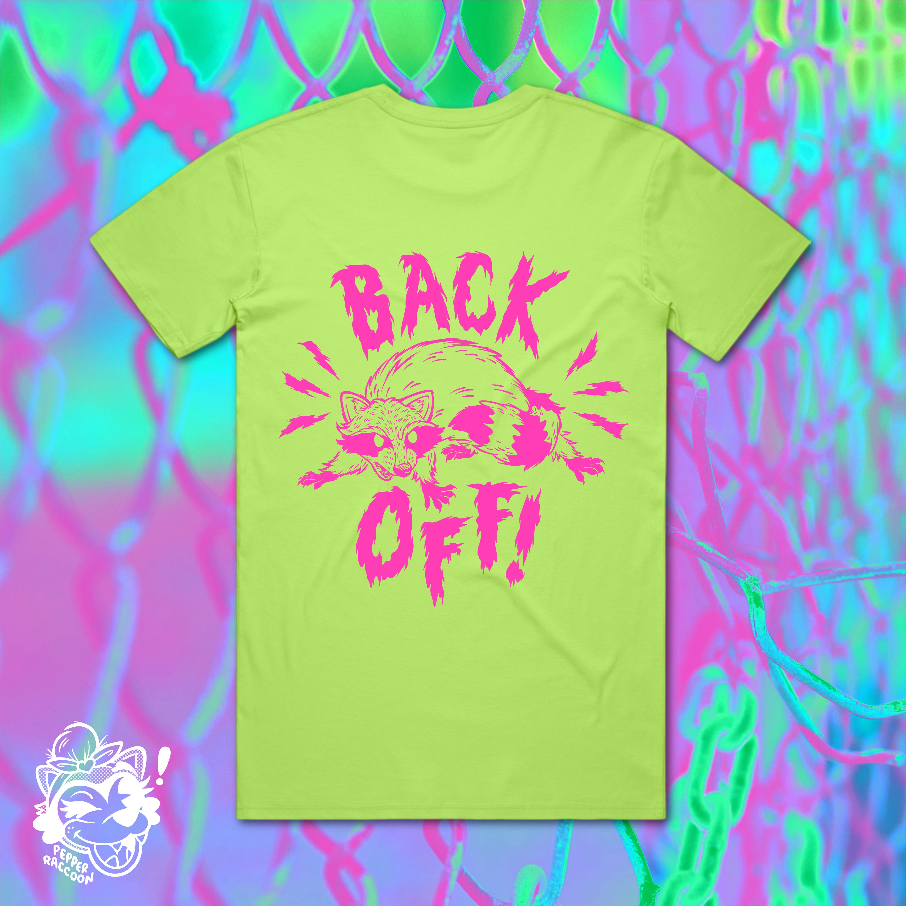 Back Off! Neon T-Shirt