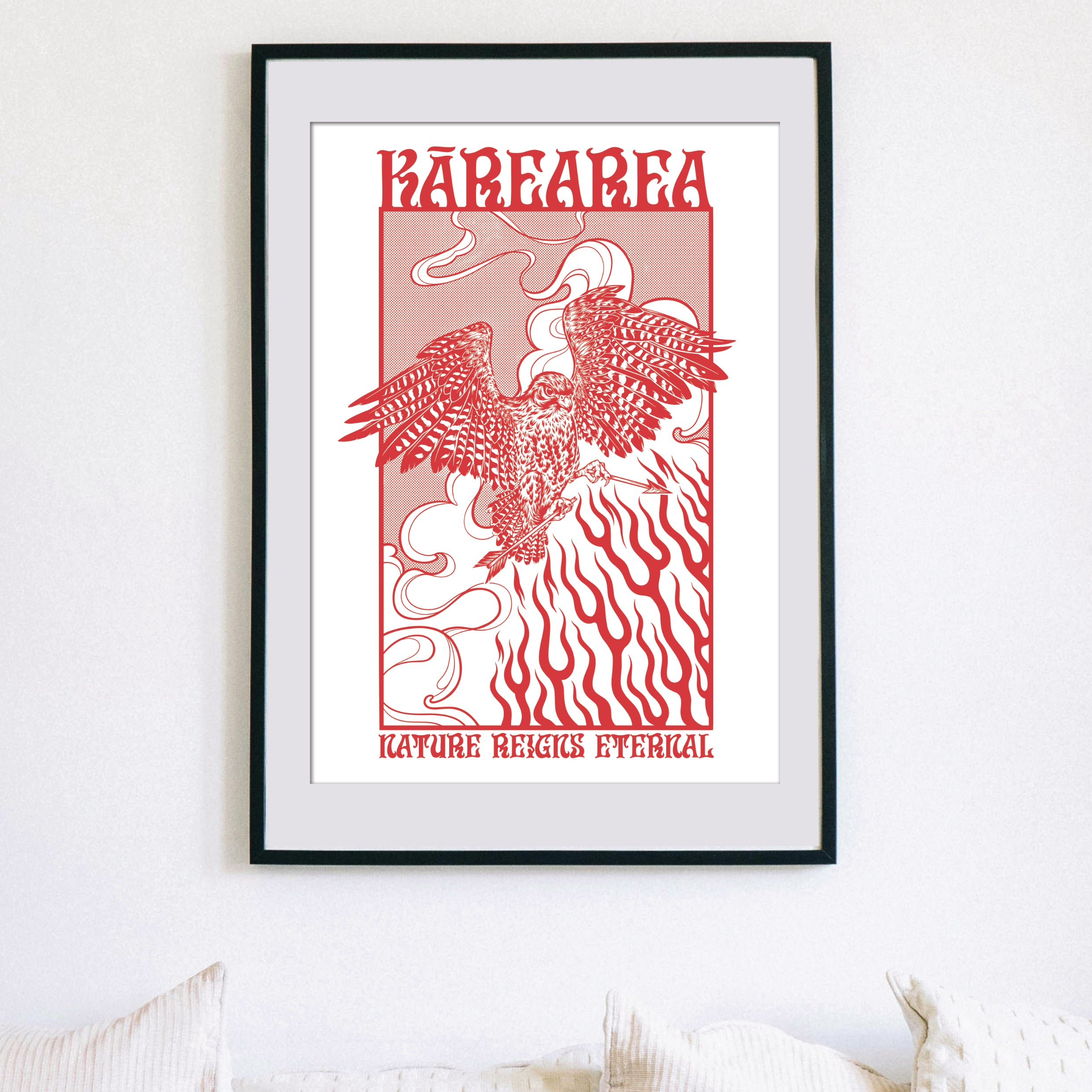 Kārearea Nature Reigns Eternal • A2 Poster