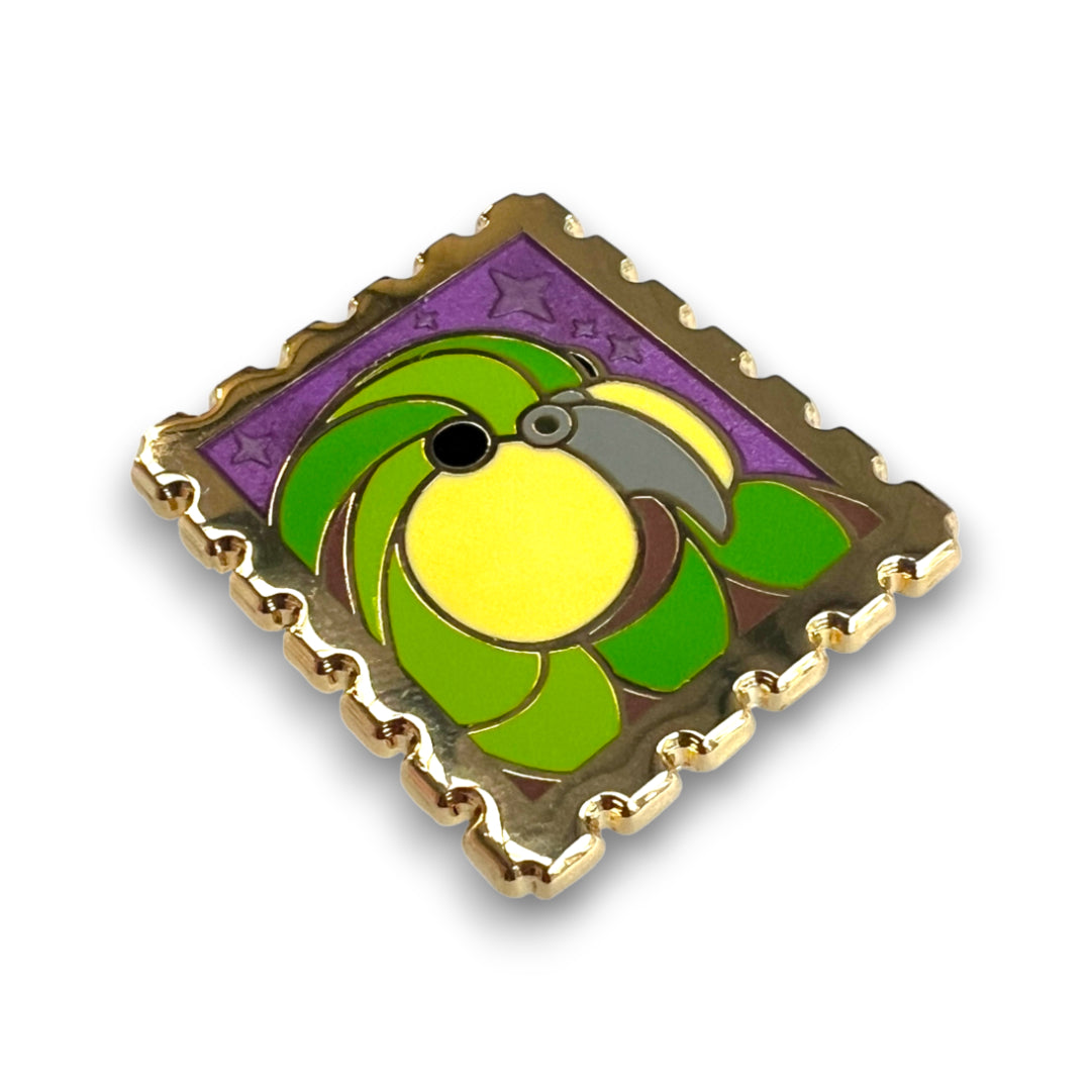 Par Avian IV • Kākāpō Stamp Enamel Pin